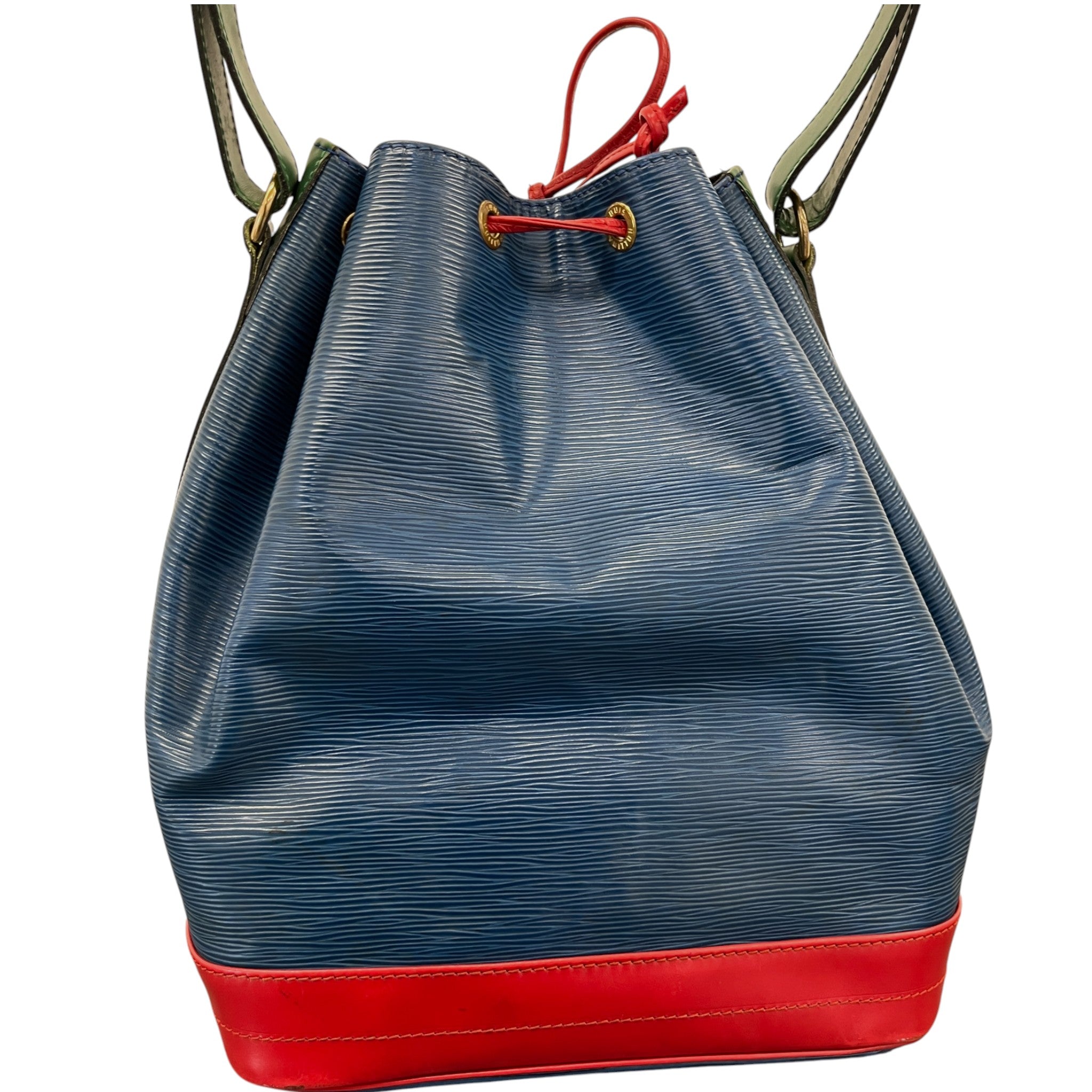 Women's Epi Leather Noé Mm Bag Blue