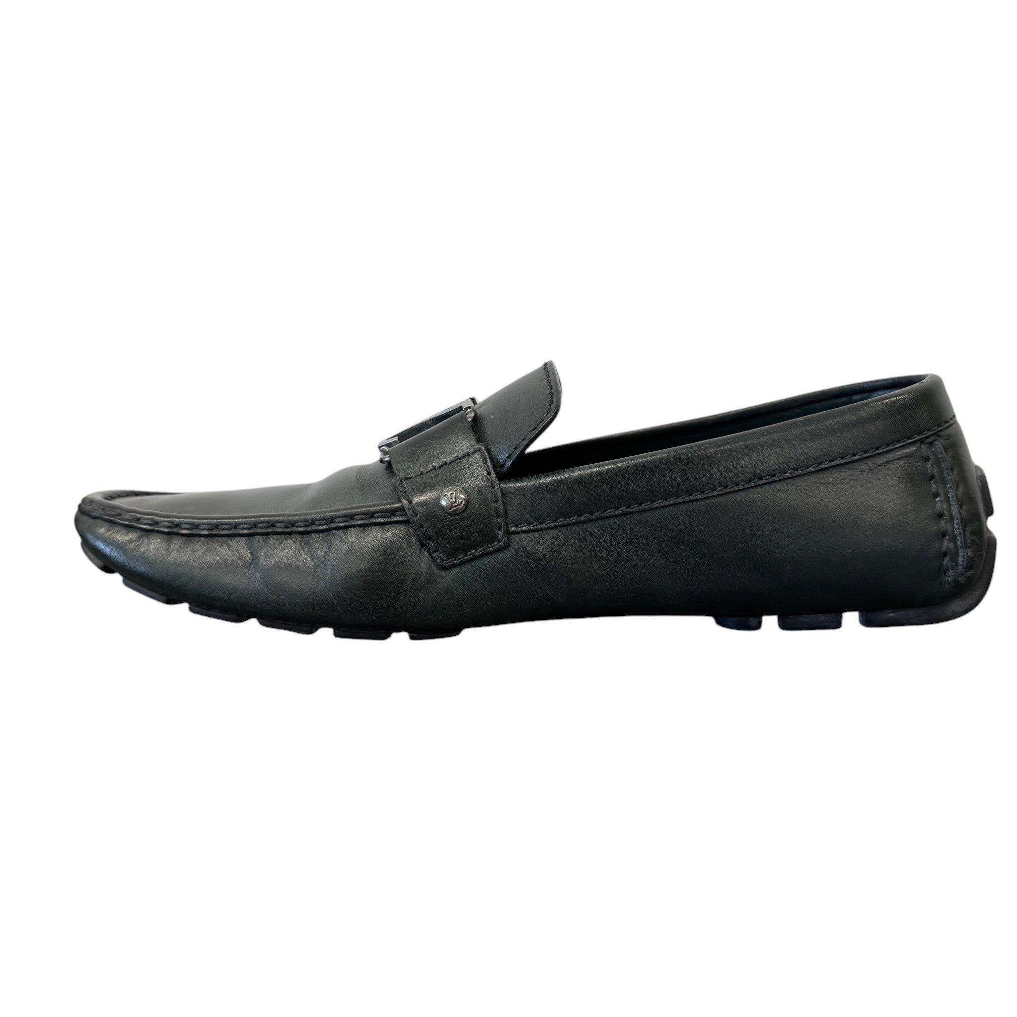 Men's Monte Carlo Moccasins Loafers Black Size EU 44.5 / UK 10.5