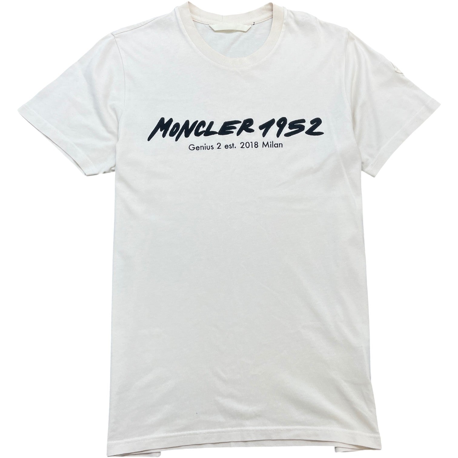Men's Ss Logo T-Shirt Beige Size M