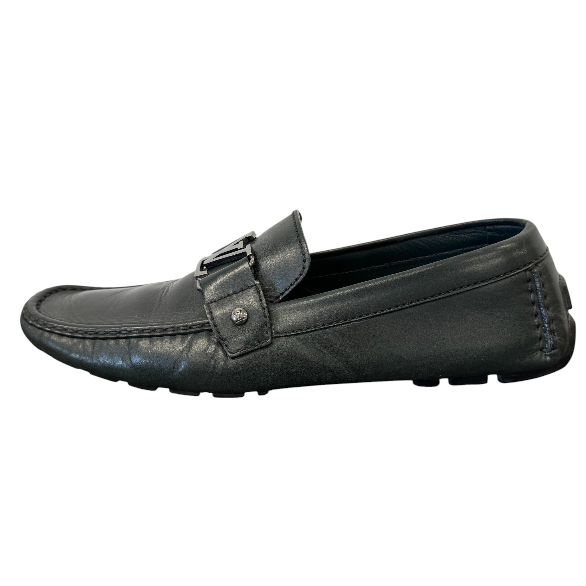 Men's Monte Carlo Moccasins Loafers Black Size EU 44.5 / UK 10.5
