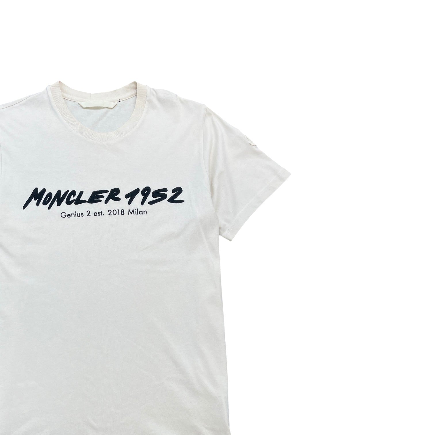 Men's Ss Logo T-Shirt Beige Size M