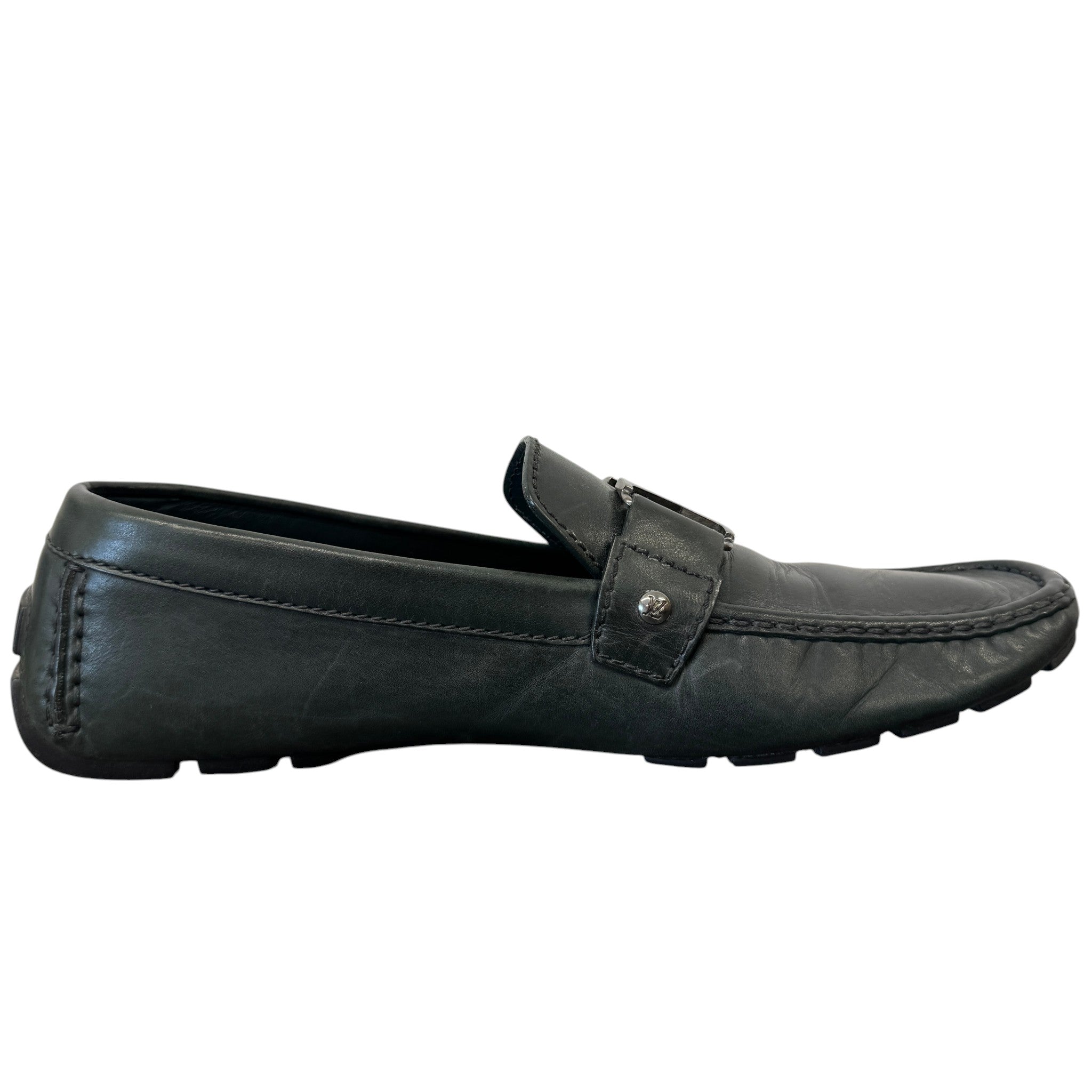 Men's Monte Carlo Moccasins Loafers Black Size EU 44.5 / UK 10.5