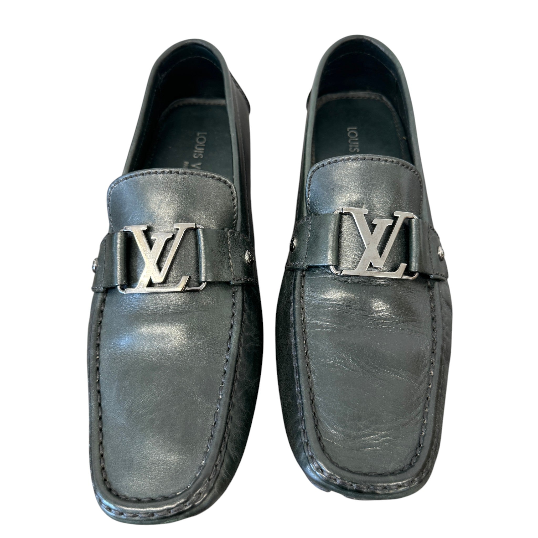 Men's Monte Carlo Moccasins Loafers Black Size EU 44.5 / UK 10.5