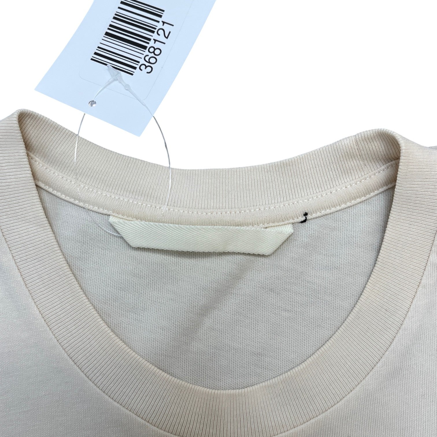 Men's Ss Logo T-Shirt Beige Size M