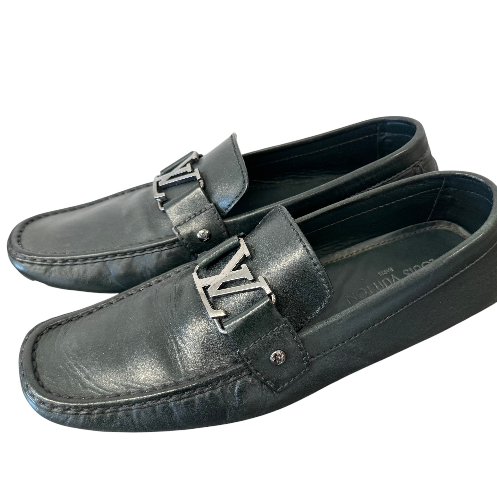 Men's Monte Carlo Moccasins Loafers Black Size EU 44.5 / UK 10.5