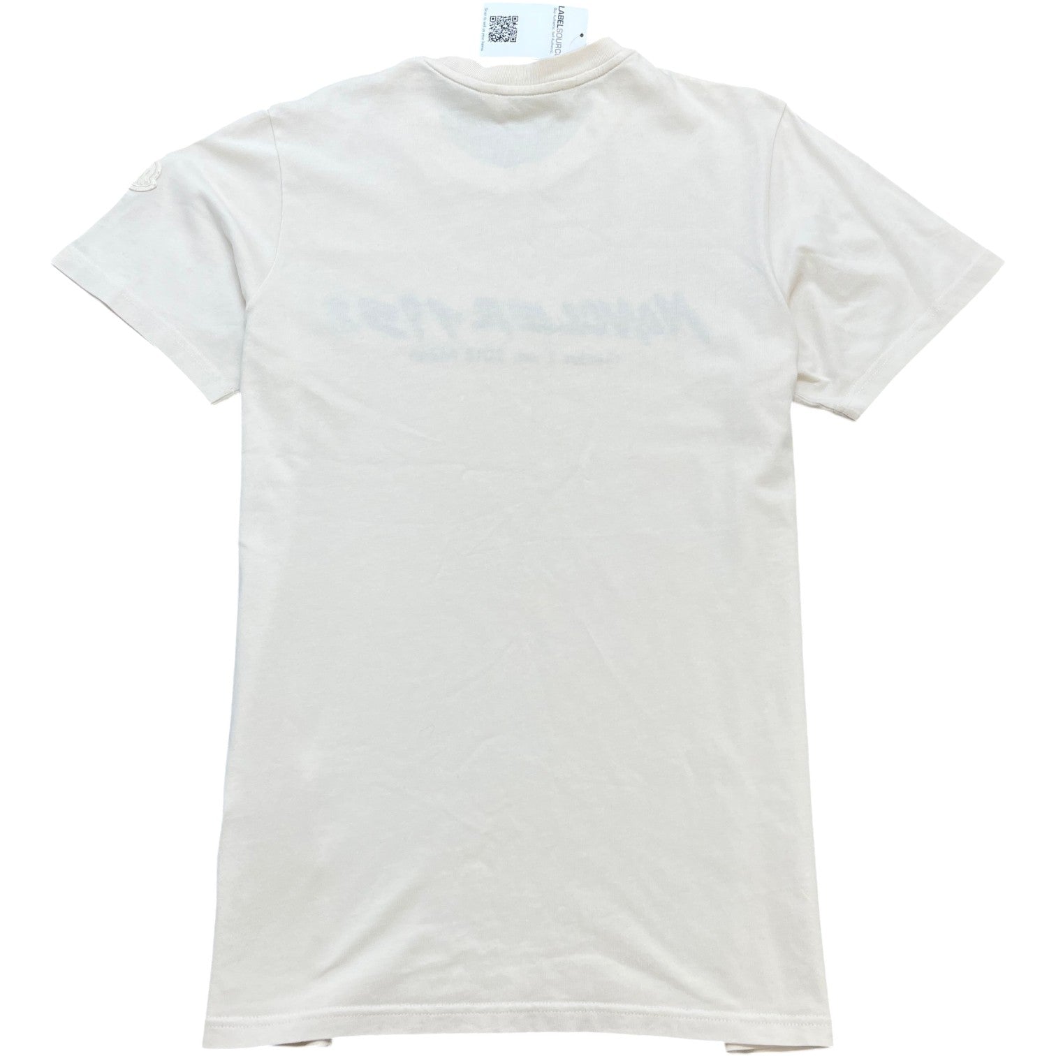 Men's Ss Logo T-Shirt Beige Size M