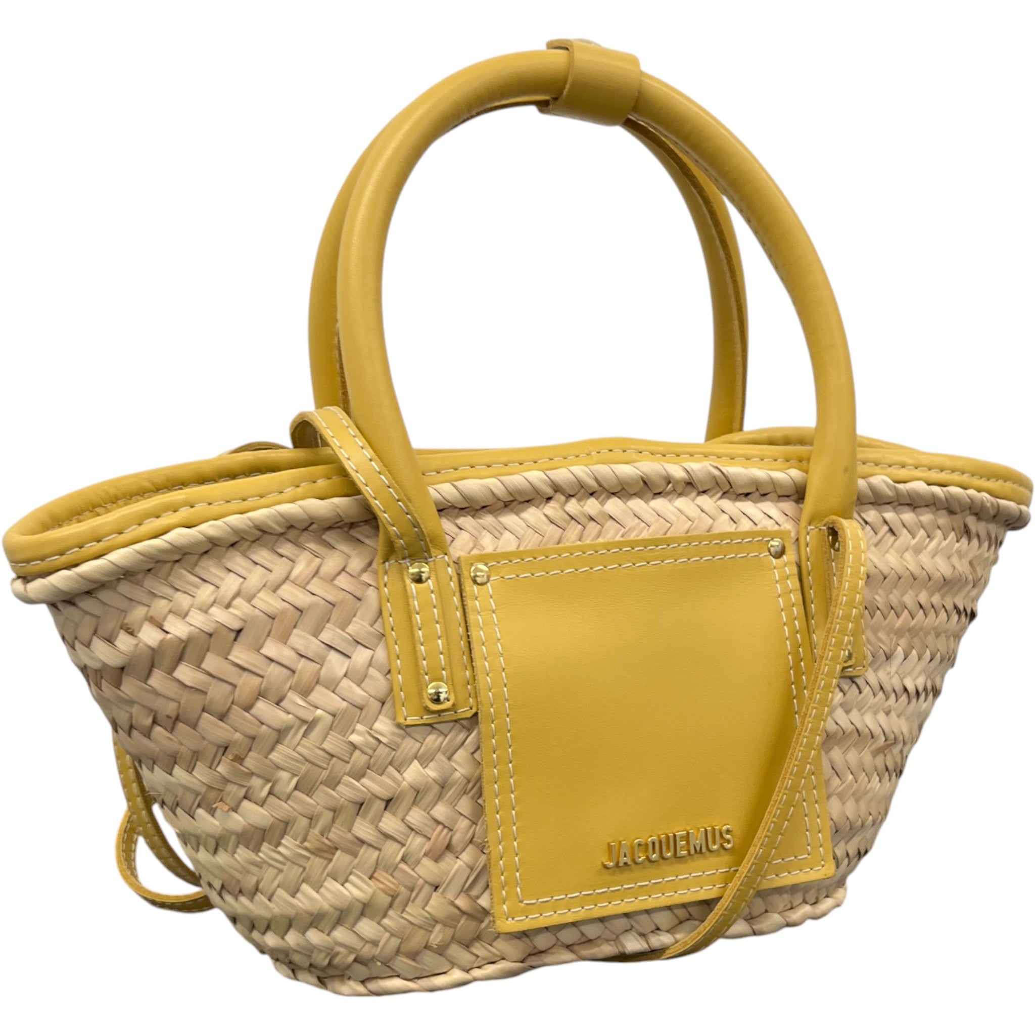 Women's Le Panier Soleil Petite Bag Yellow