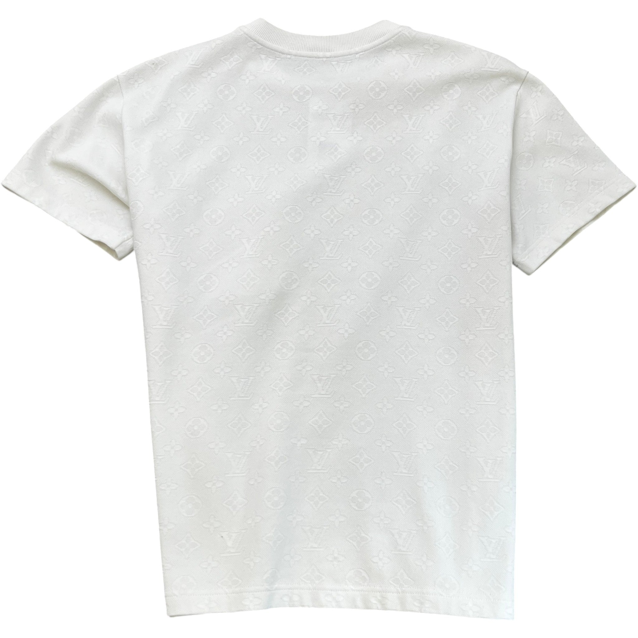 Men's Monogram 3D Pocket T-Shirt White Size S