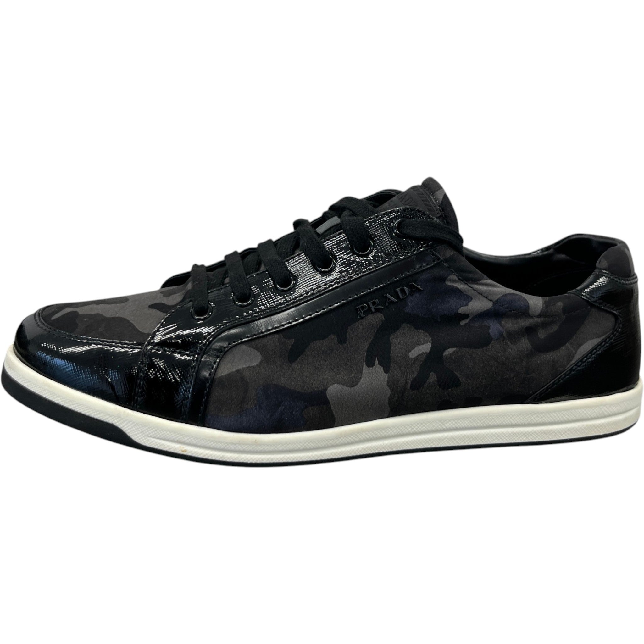 Women's Camoflague Low Trainers Black Size EU 41 / UK 8