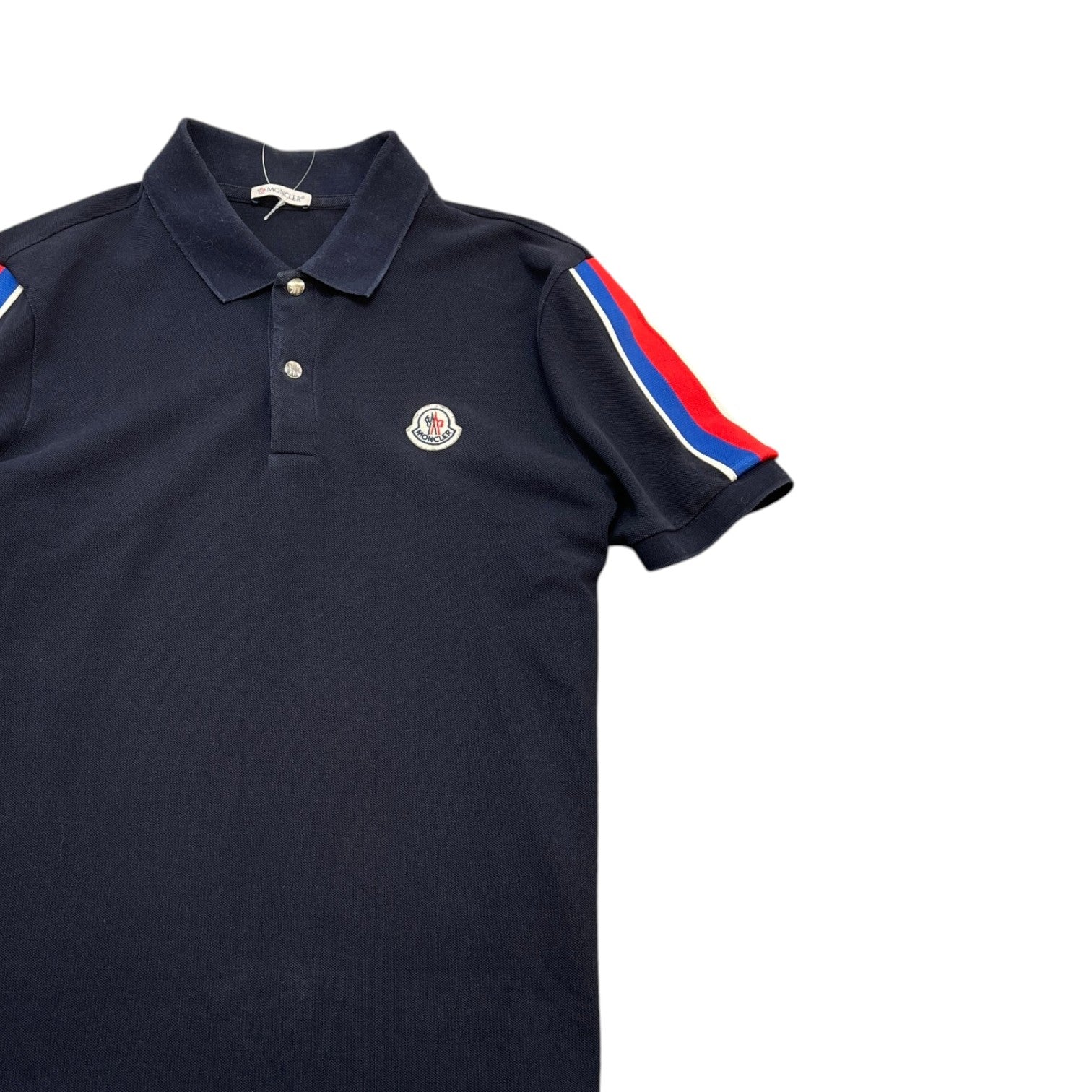 Men's Maglia Polo Shirt Navy Size M