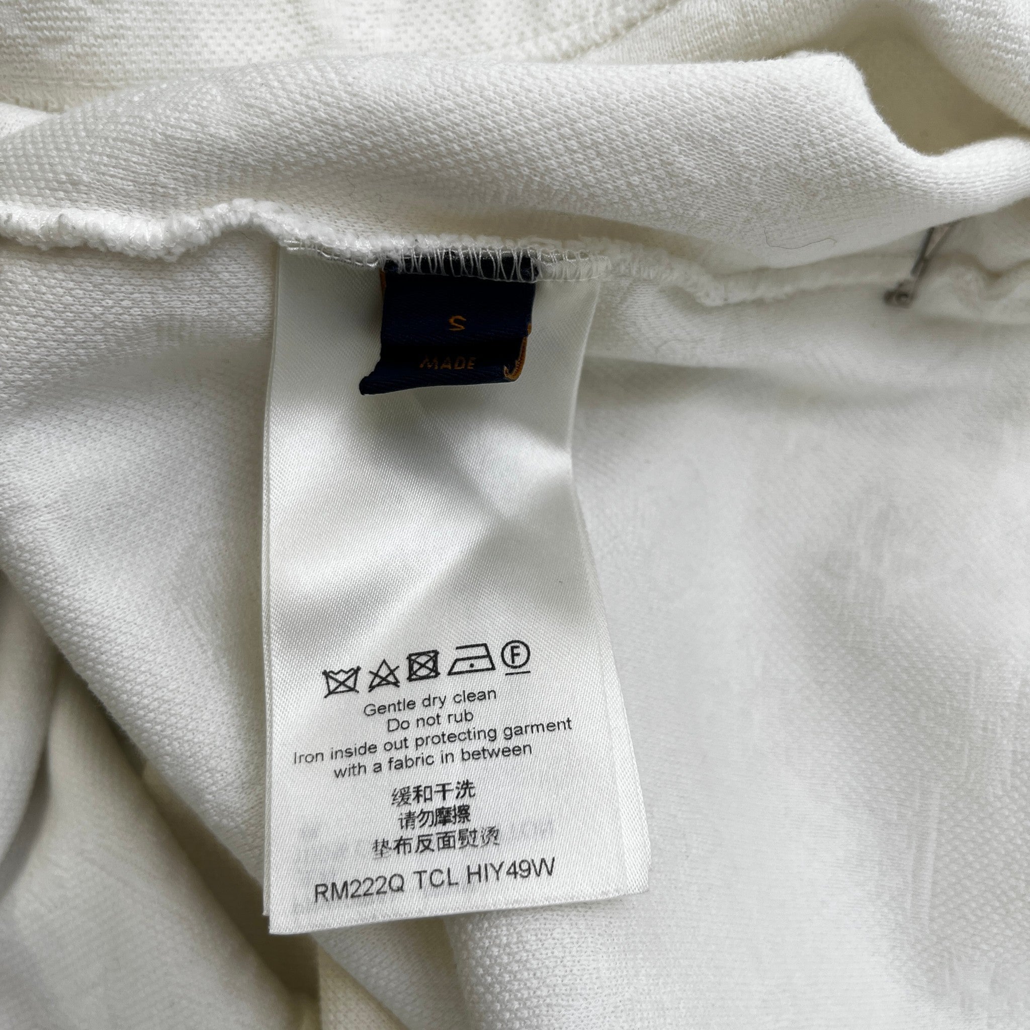 Men's Monogram 3D Pocket T-Shirt White Size S