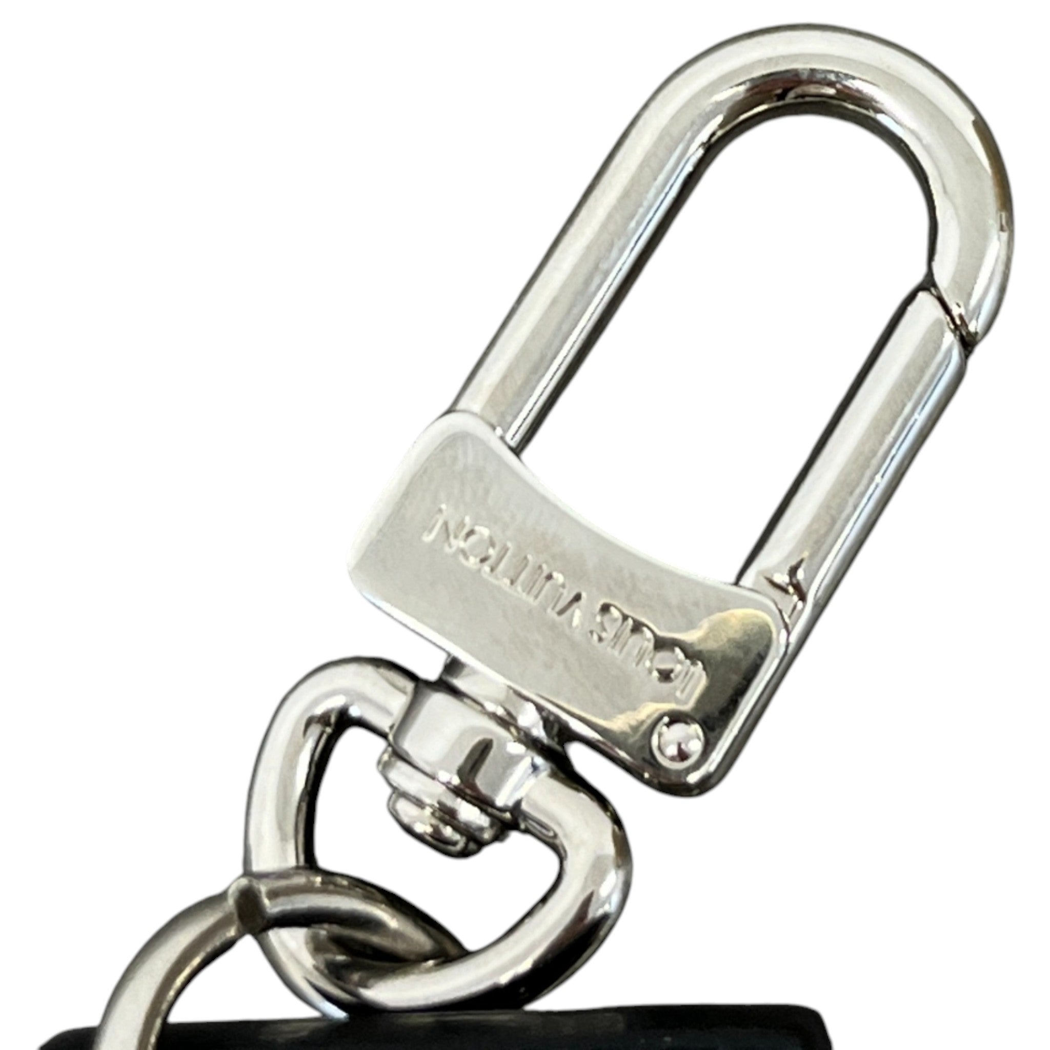 Men's Damier Graphite Enchappes Keyring Charcoal