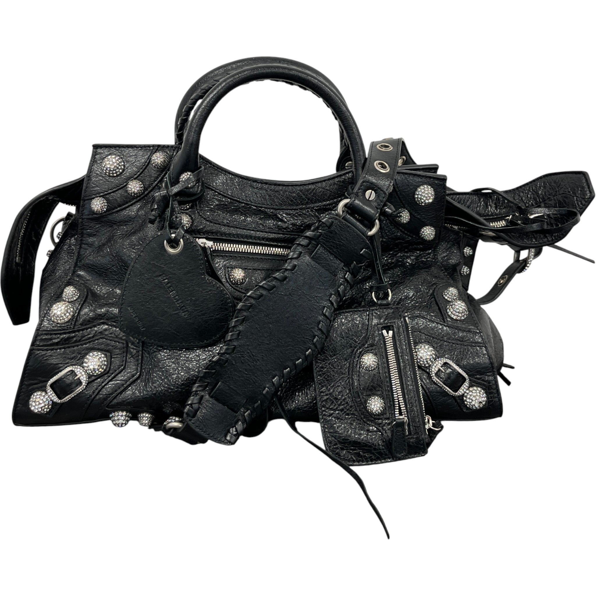 Women's Medium Le Cagole City Bag Black