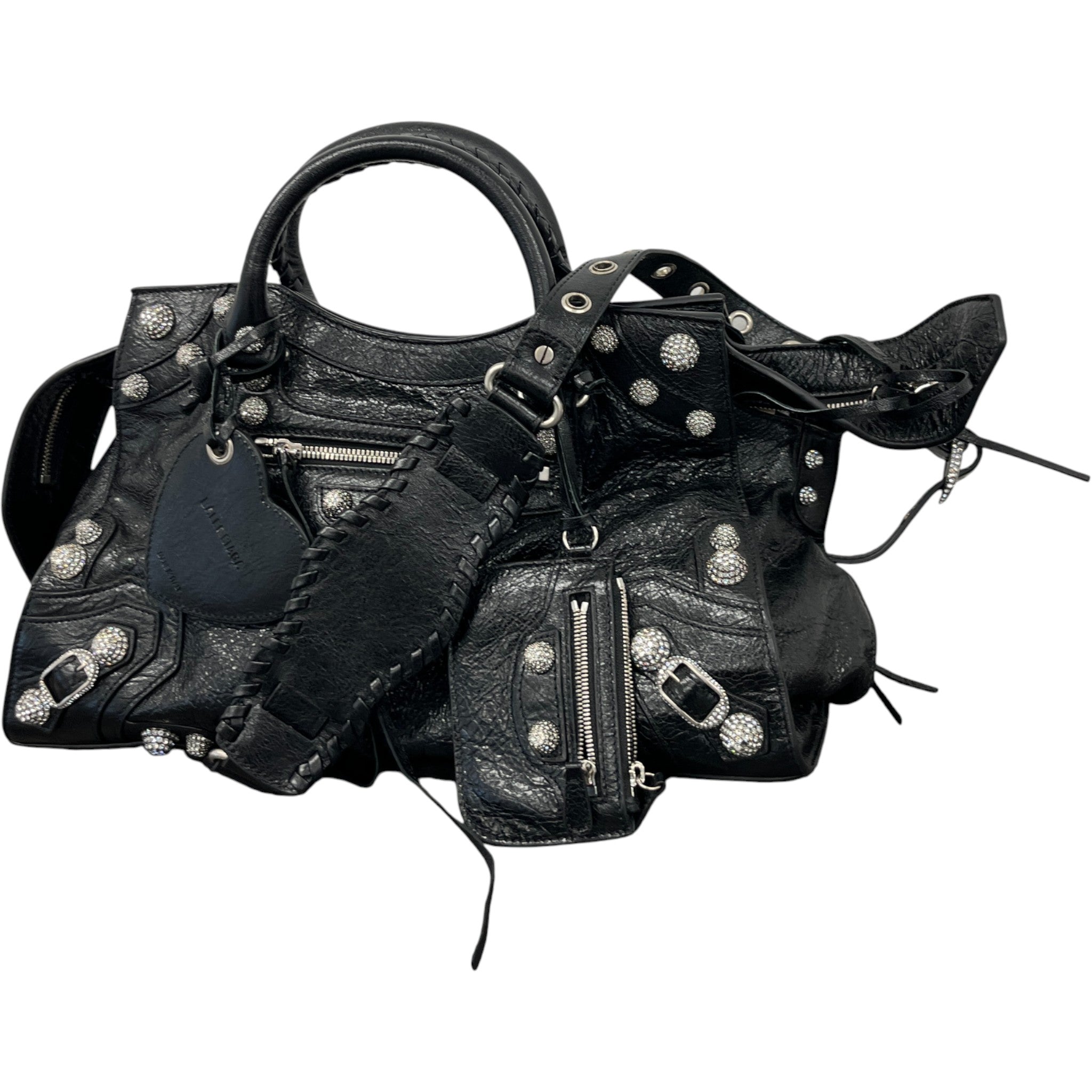 Women's Medium Le Cagole City Bag Black