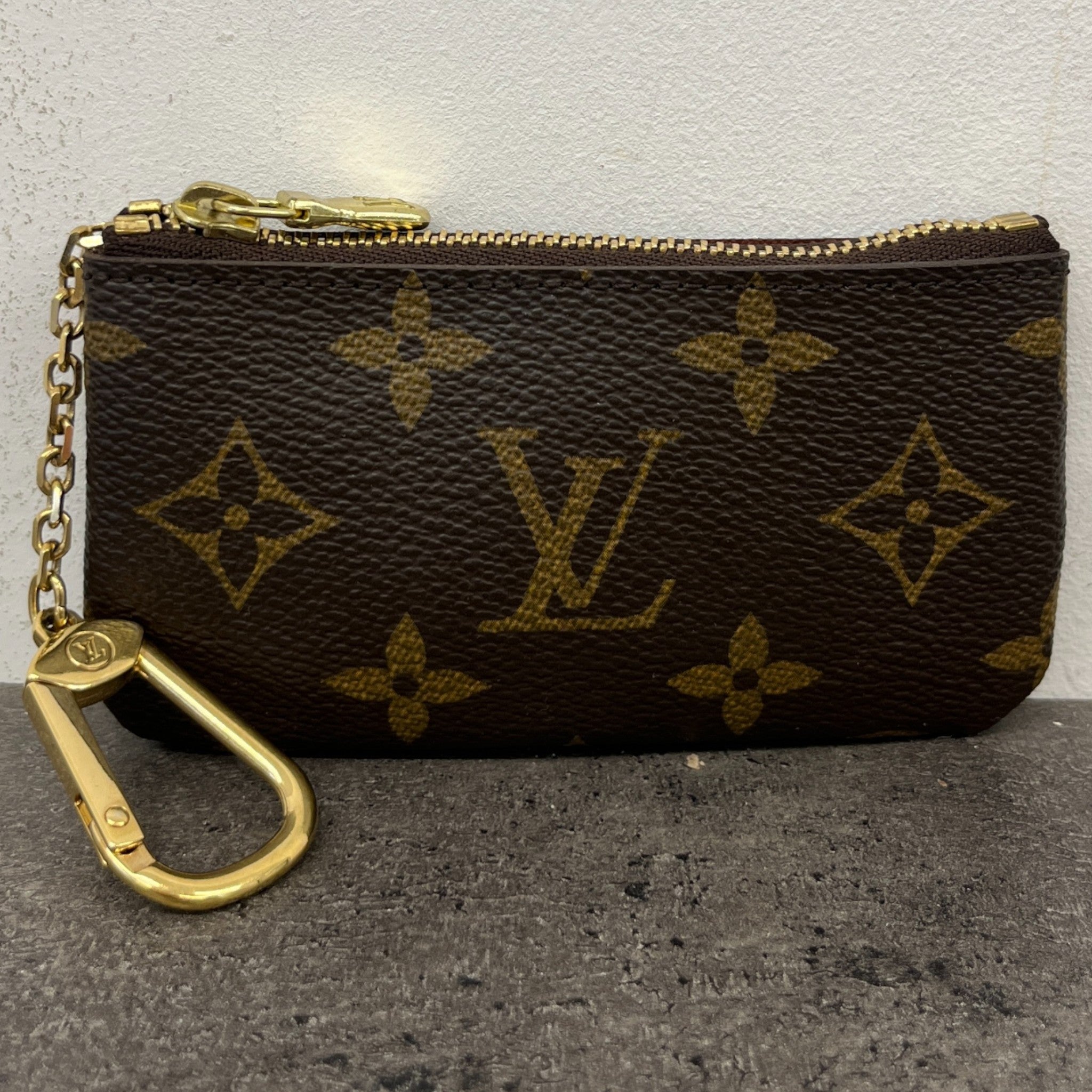 Women's Key Pouch Keyring Brown