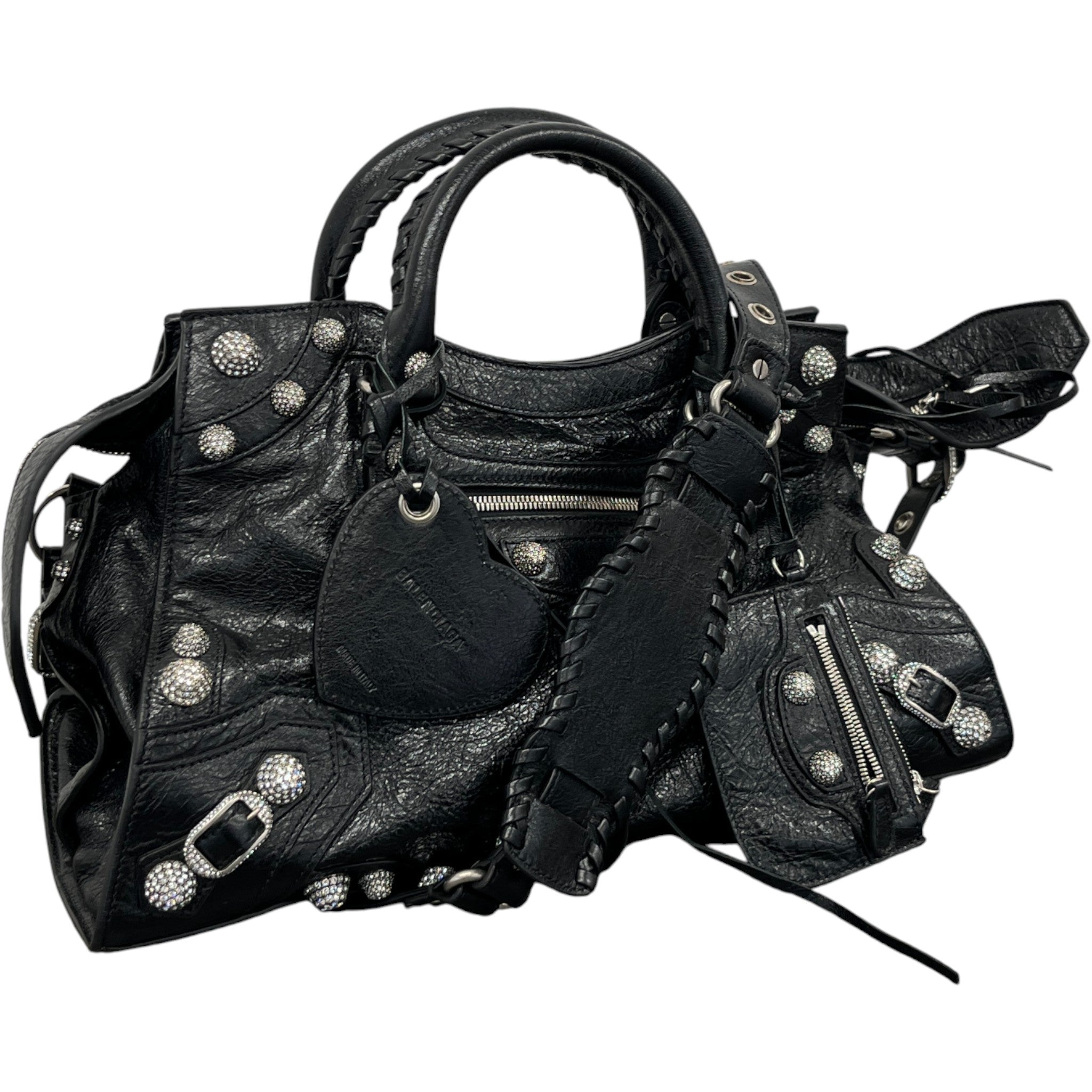Women's Medium Le Cagole City Bag Black