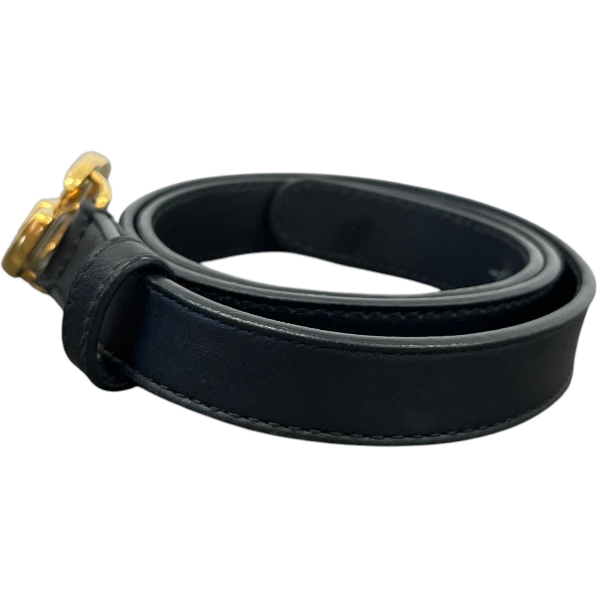 Women's Interlocking G Belt Black Size 65cm / UK 2