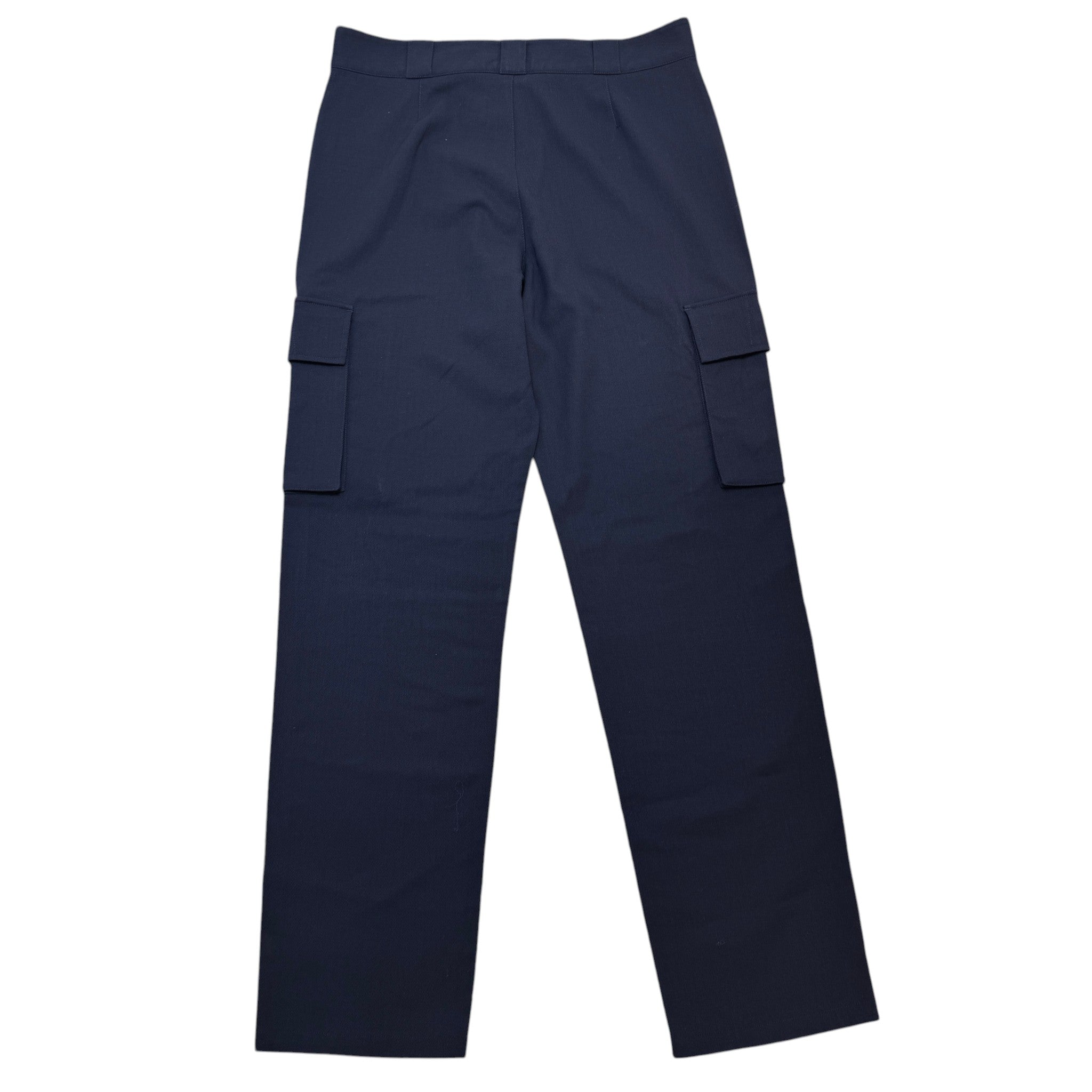 Men's Plaque Patch Pocket Trousers Navy Size Waist 42"