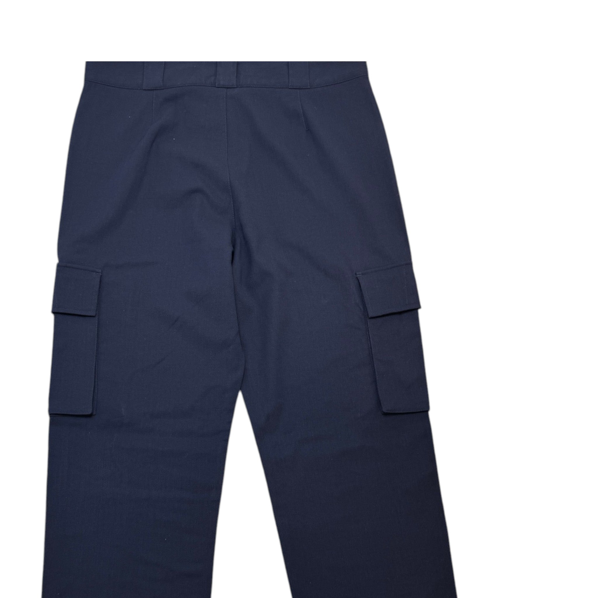 Men's Plaque Patch Pocket Trousers Navy Size Waist 42"