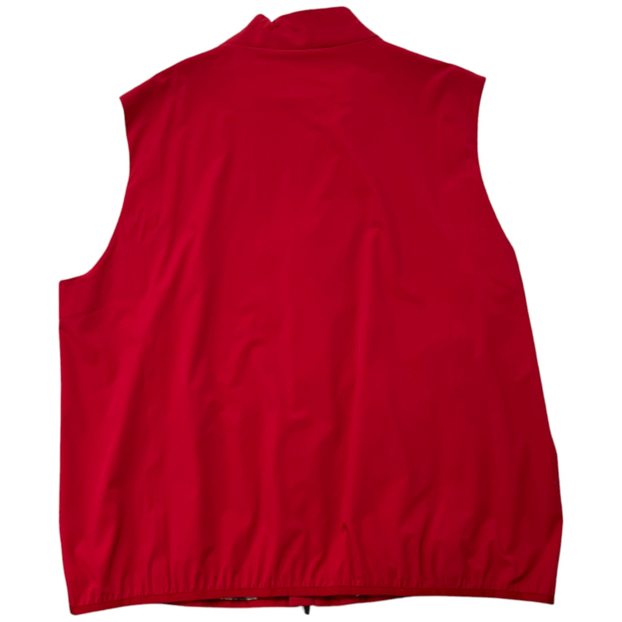 Men's Vest Gilet Red Size IT 58 / XXXXL