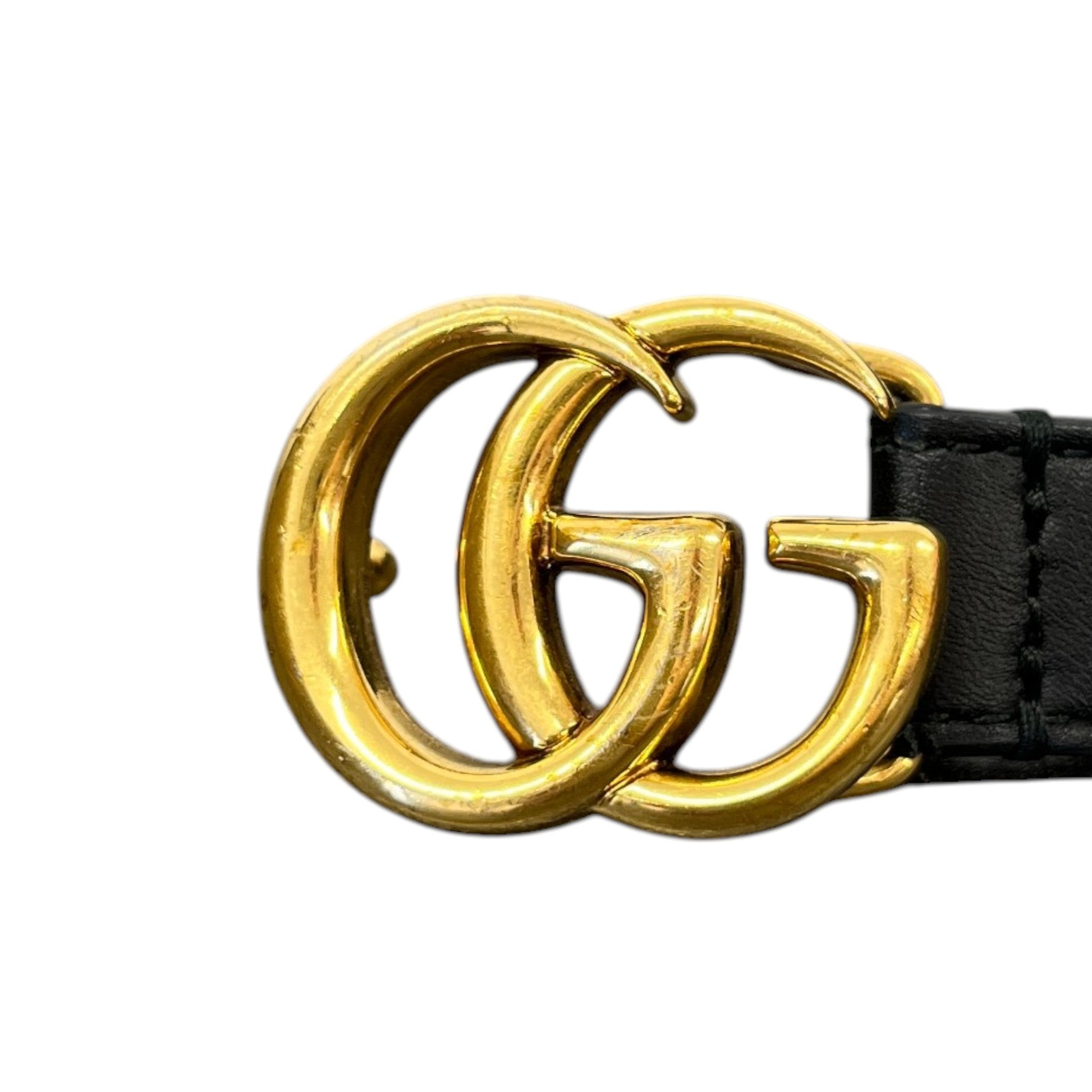 Women's Interlocking G Belt Black Size 65cm / UK 2