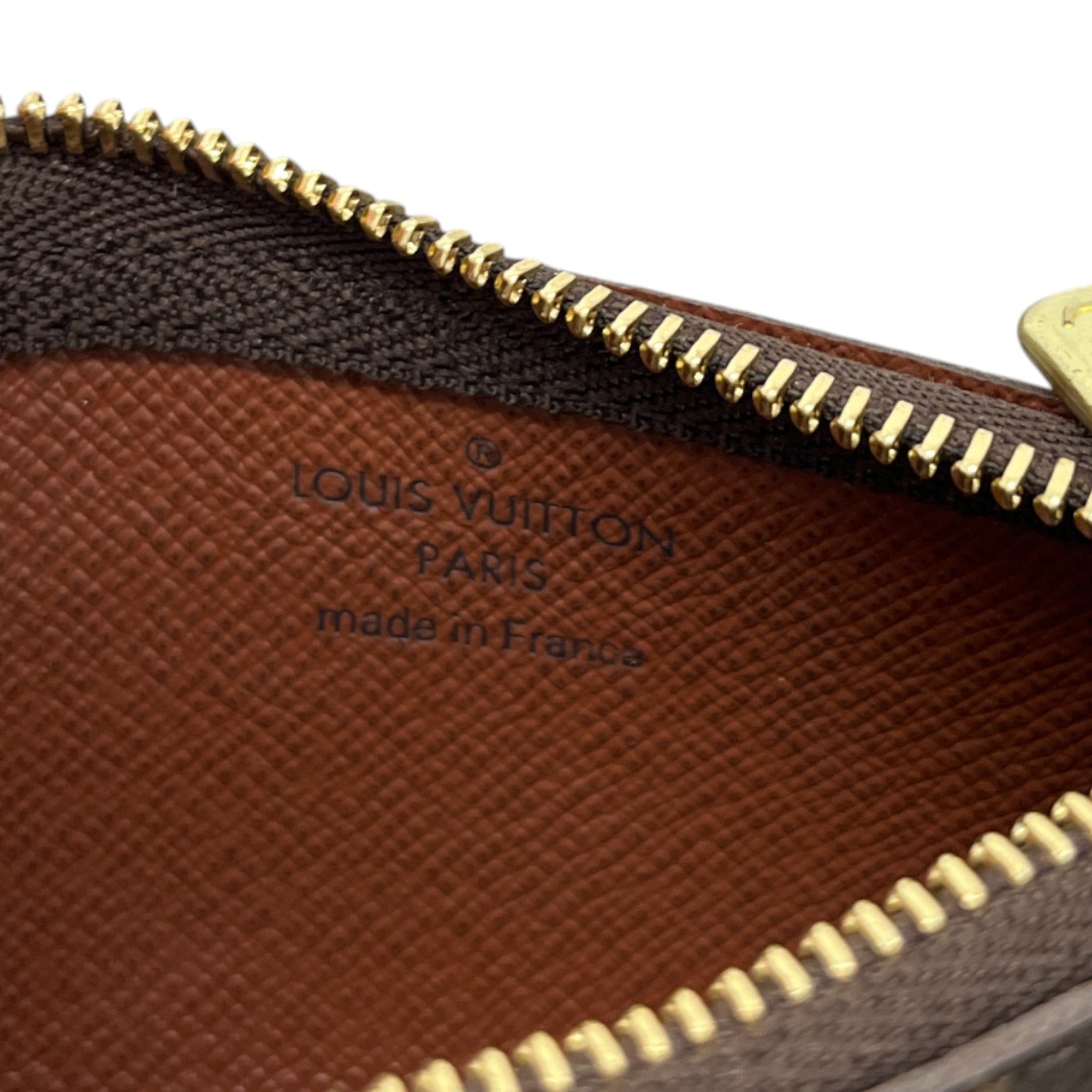 Women's Key Pouch Keyring Brown