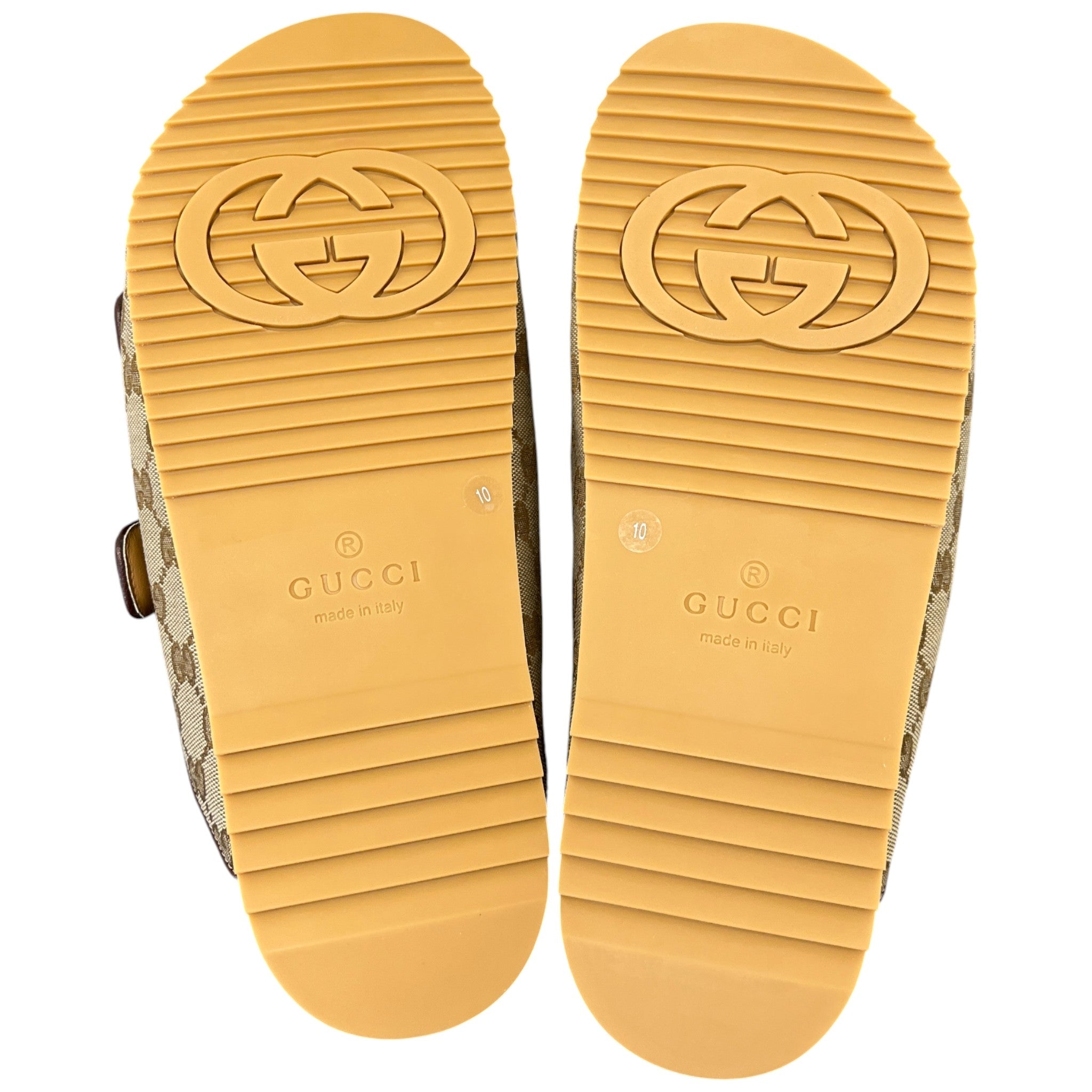 Men's Gg Sideline Sandals Beige Size EU 44 / UK 10