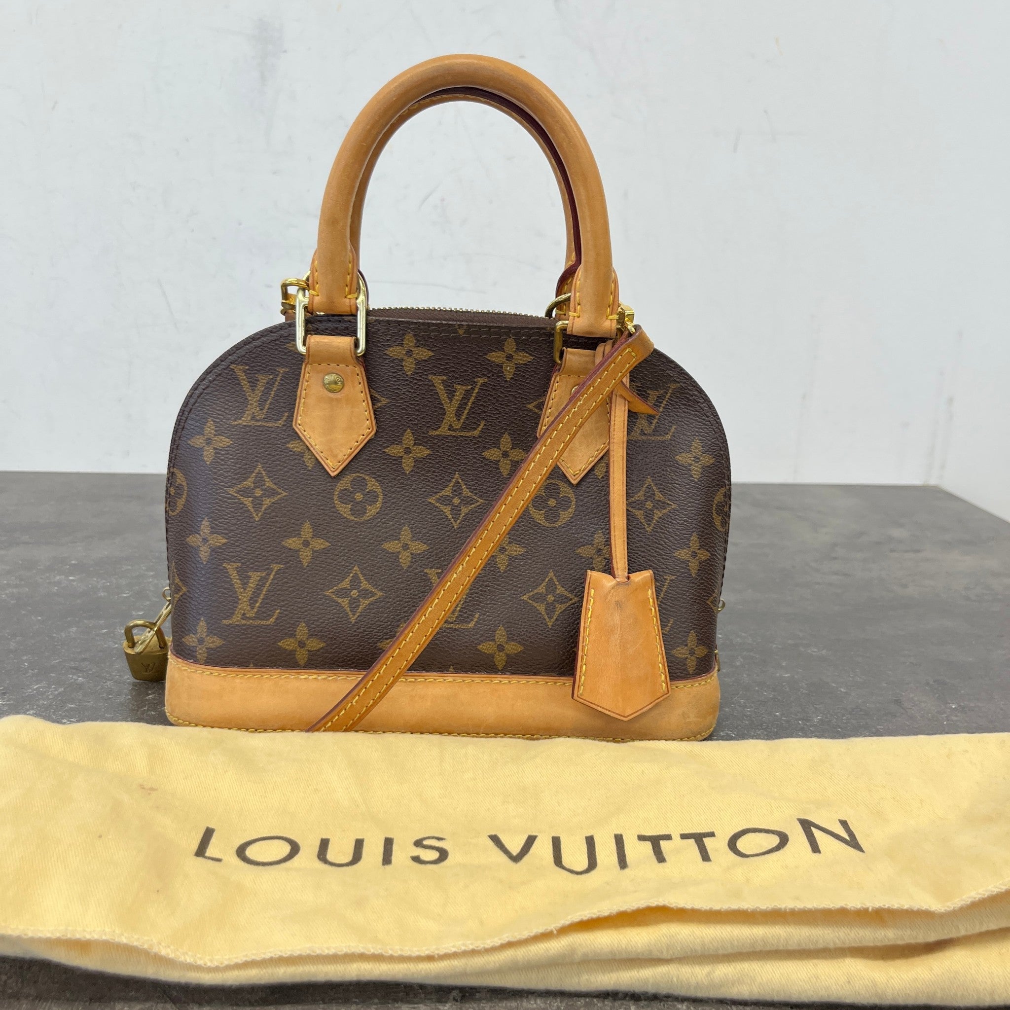 Women's Monogram Alma Bb Bag Brown