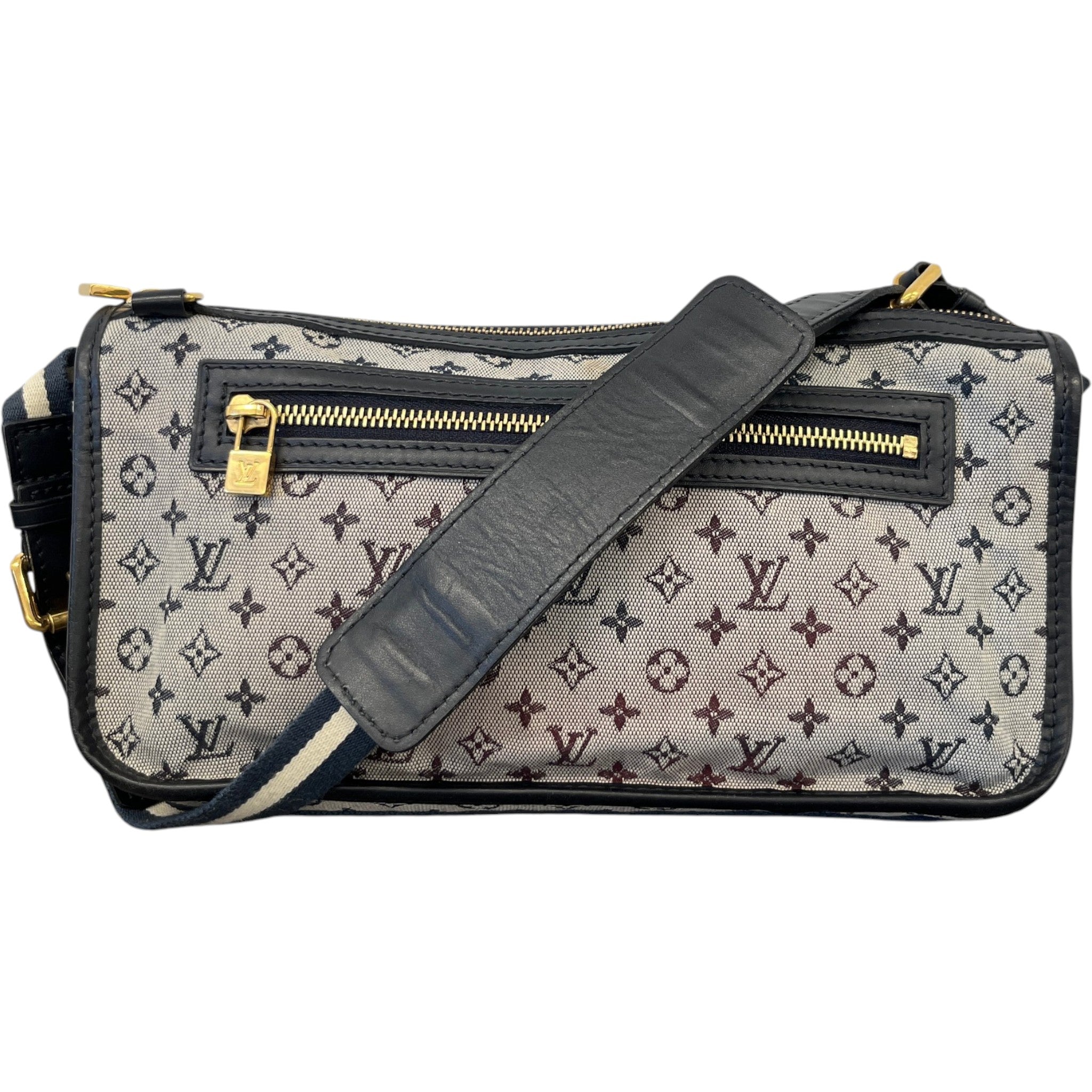 Women's Monogram Mini Pochette Kathleen Bag Blue