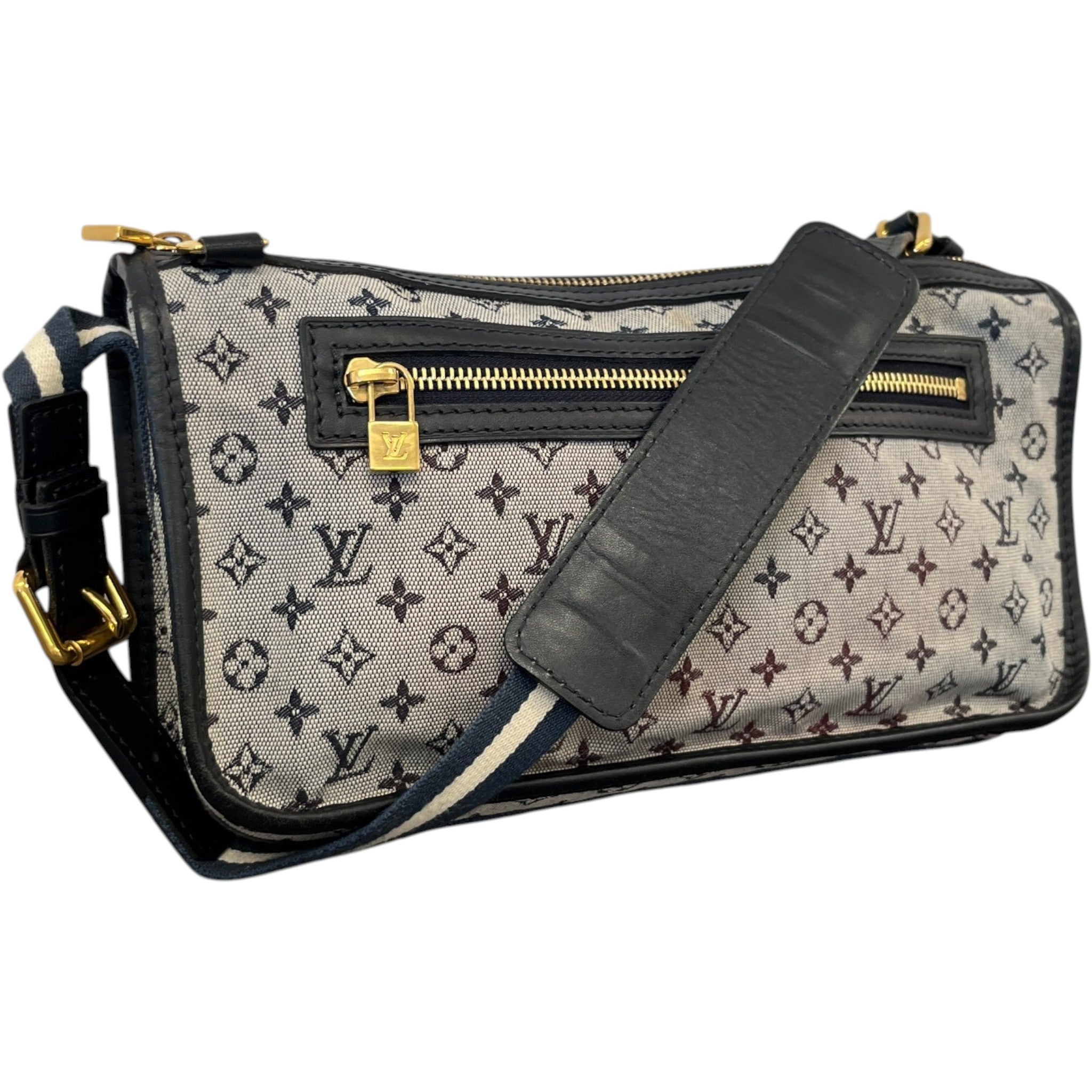 Women's Monogram Mini Pochette Kathleen Bag Blue
