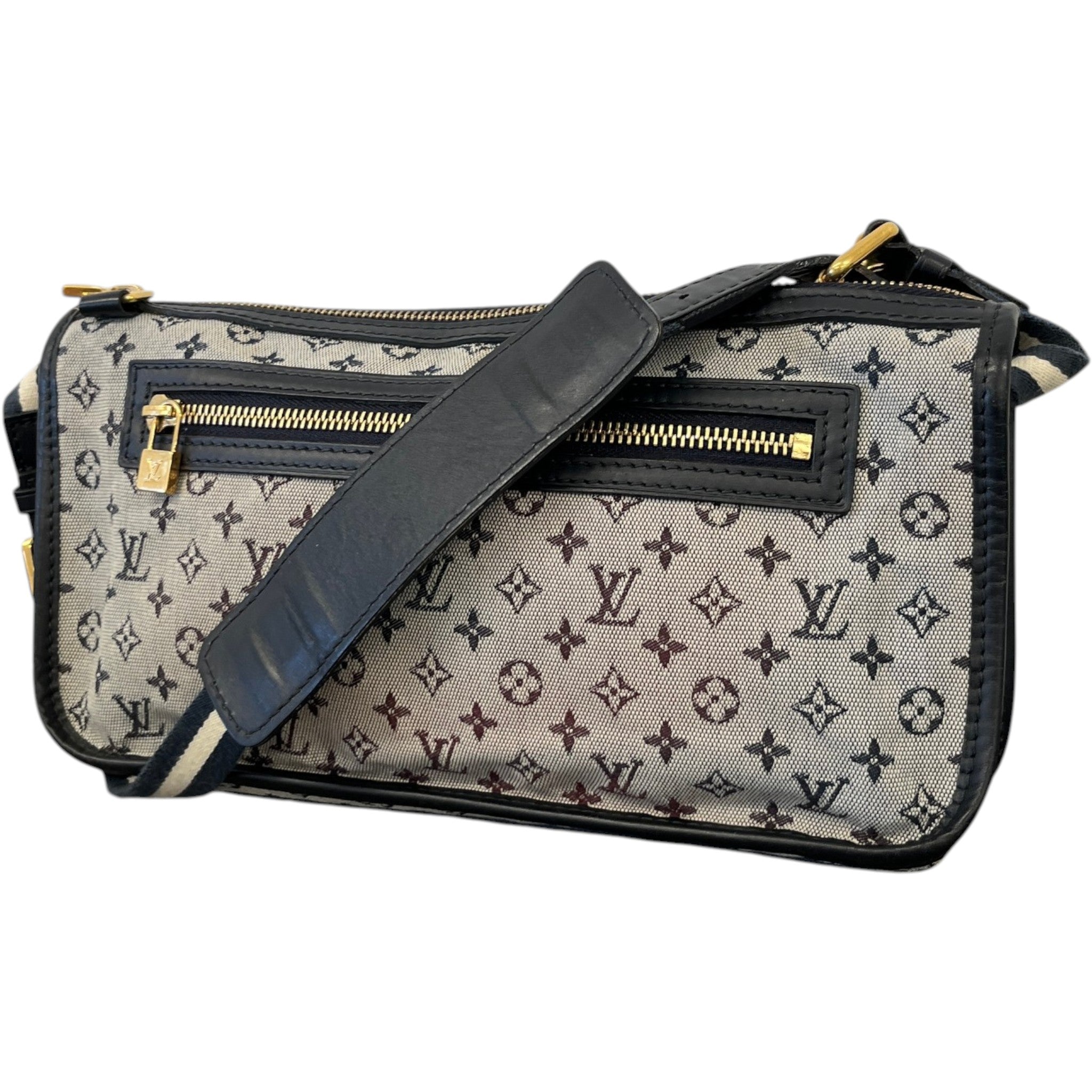 Women's Monogram Mini Pochette Kathleen Bag Blue