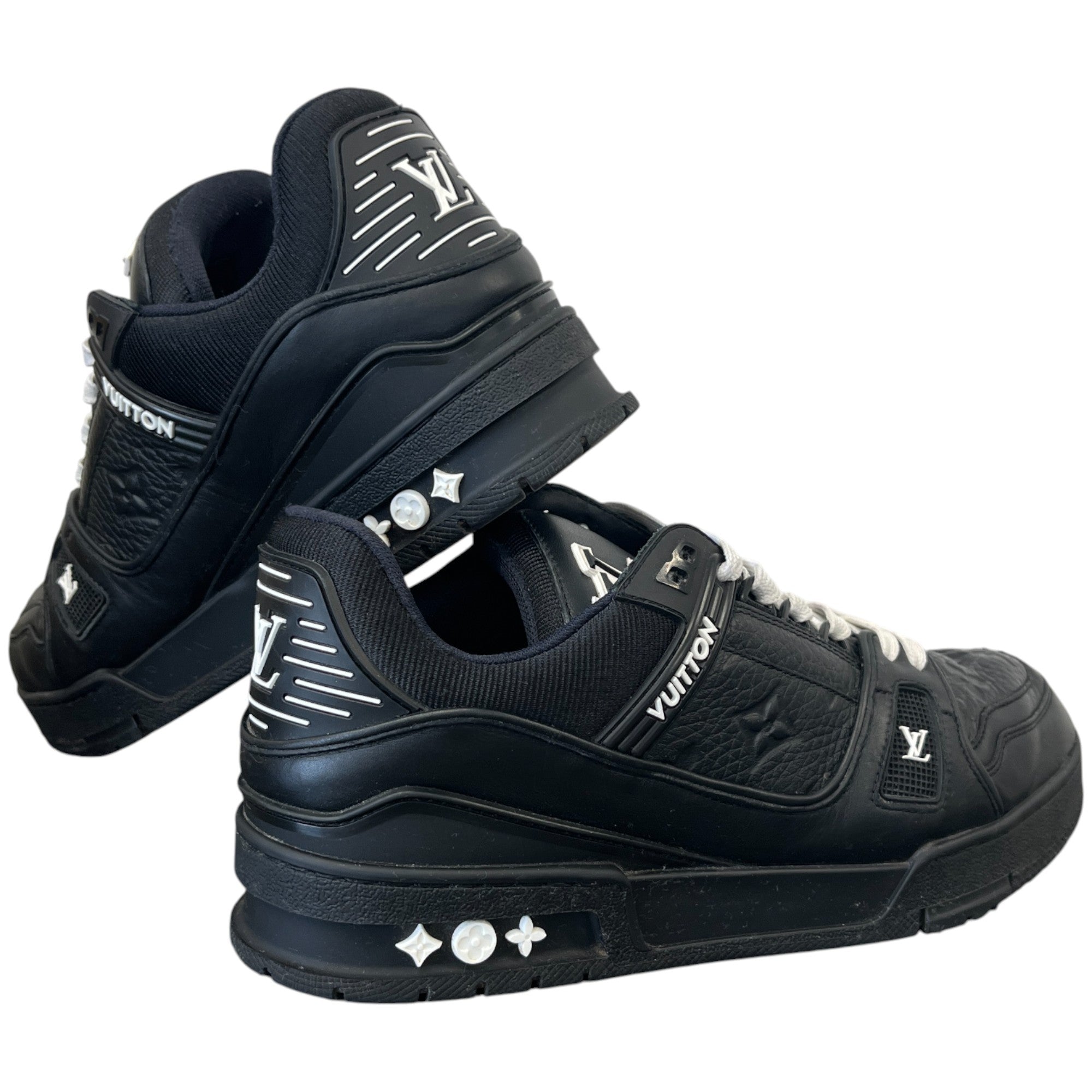 Men's Lv Low Trainers Black Size EU 40.5 / UK 6.5