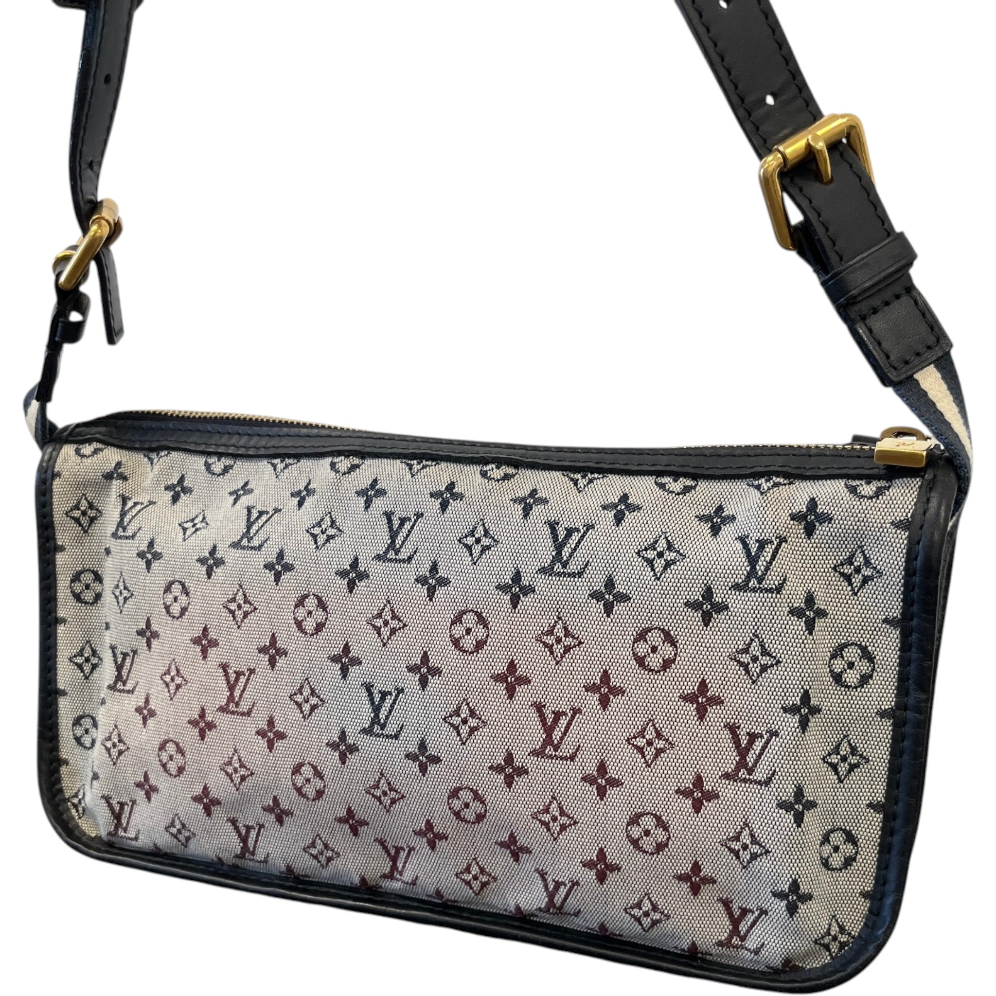 Women's Monogram Mini Pochette Kathleen Bag Blue