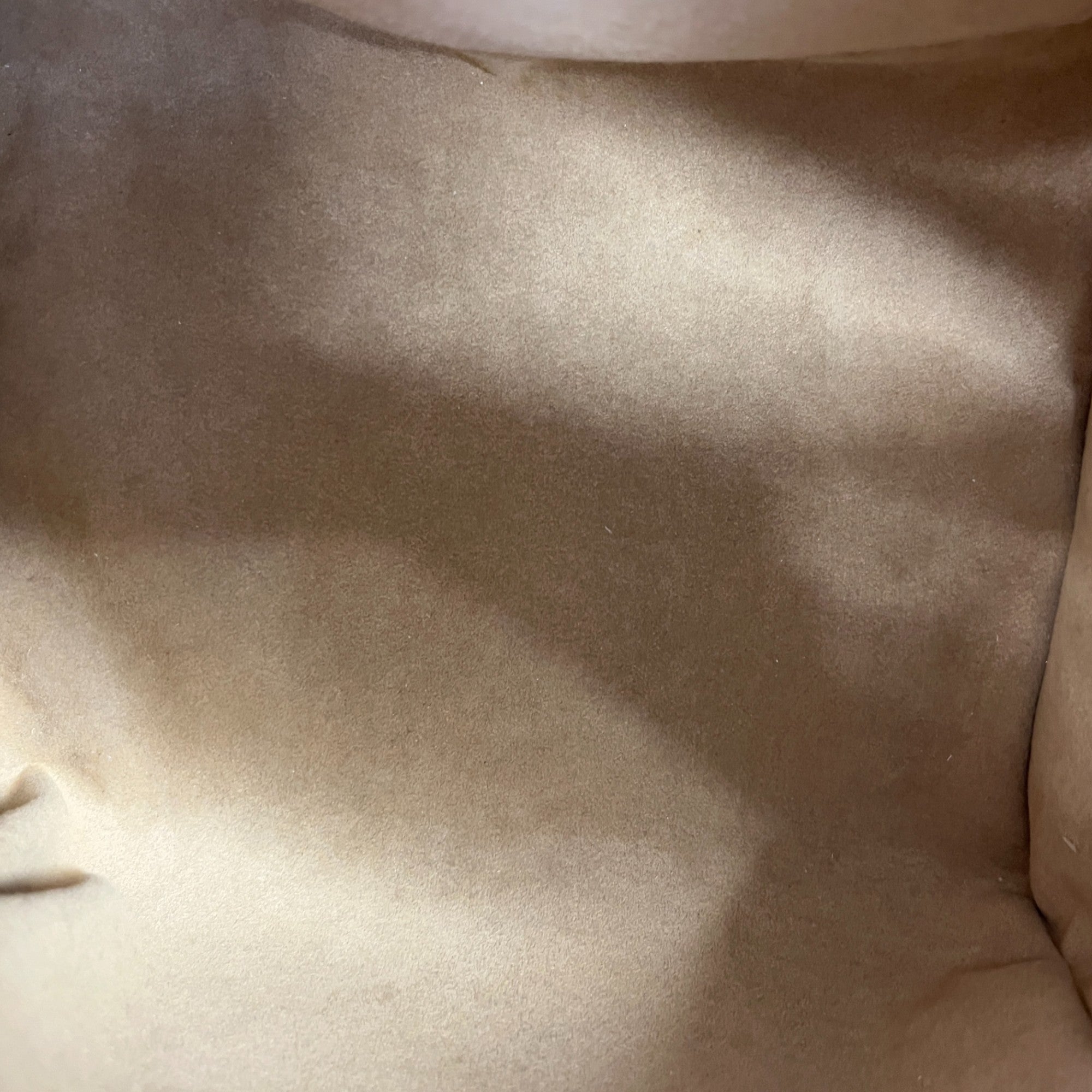 Women's Suede Cubic Illusion Fleur Speed Bag Beige