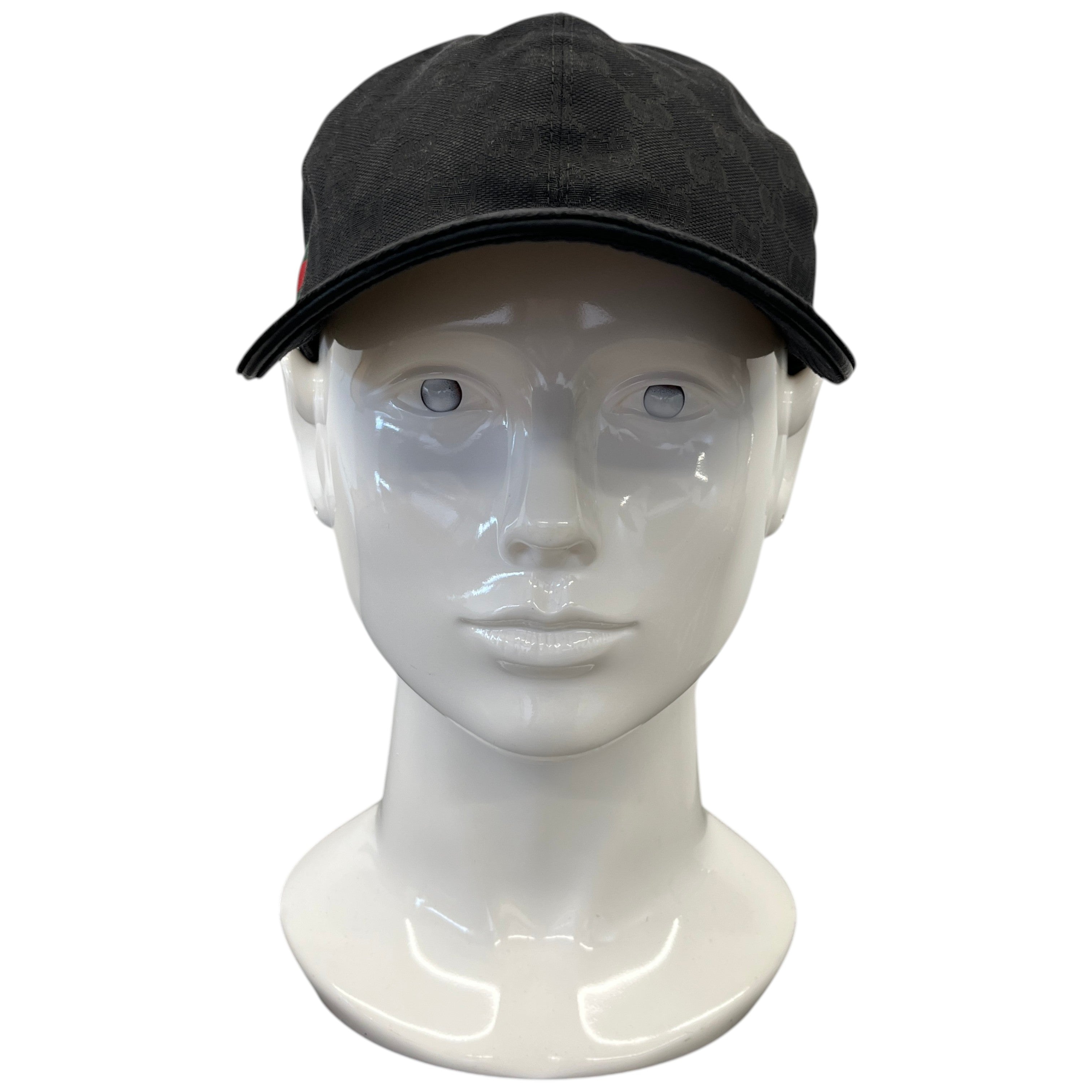 Men's Gg Canvas Hat Black Size S