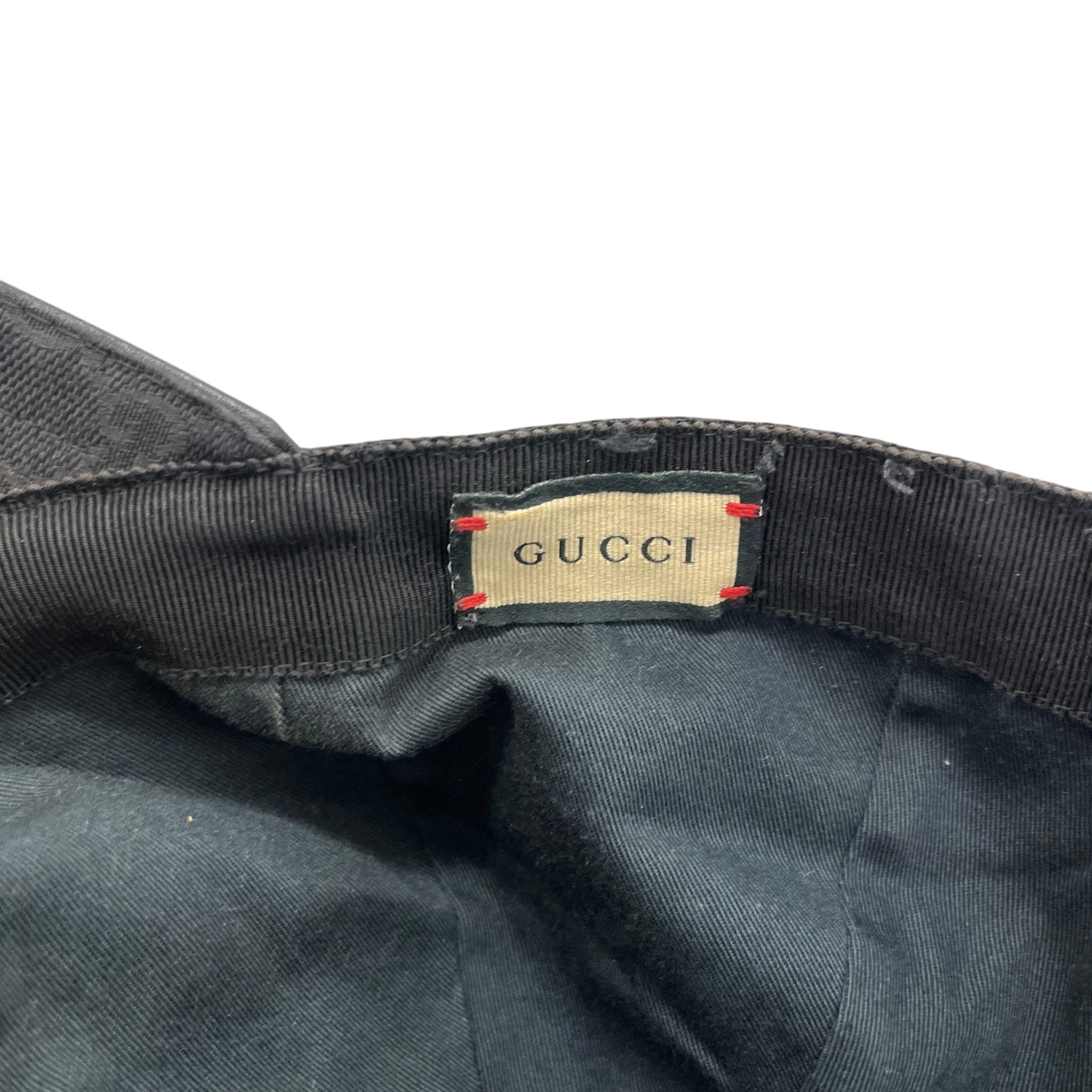 Men's Gg Supreme Web Cap Black Size S