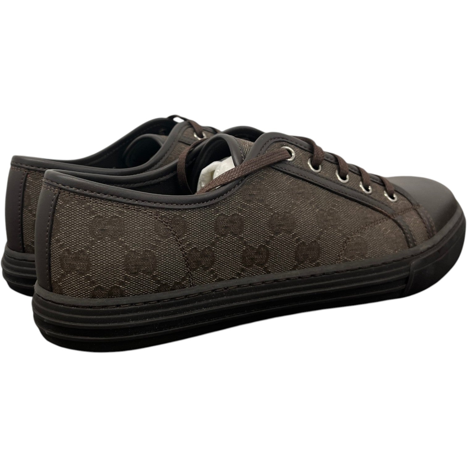 Men's Gg Supreme Low Trainers Brown Size EU 41.5 / UK 7.5