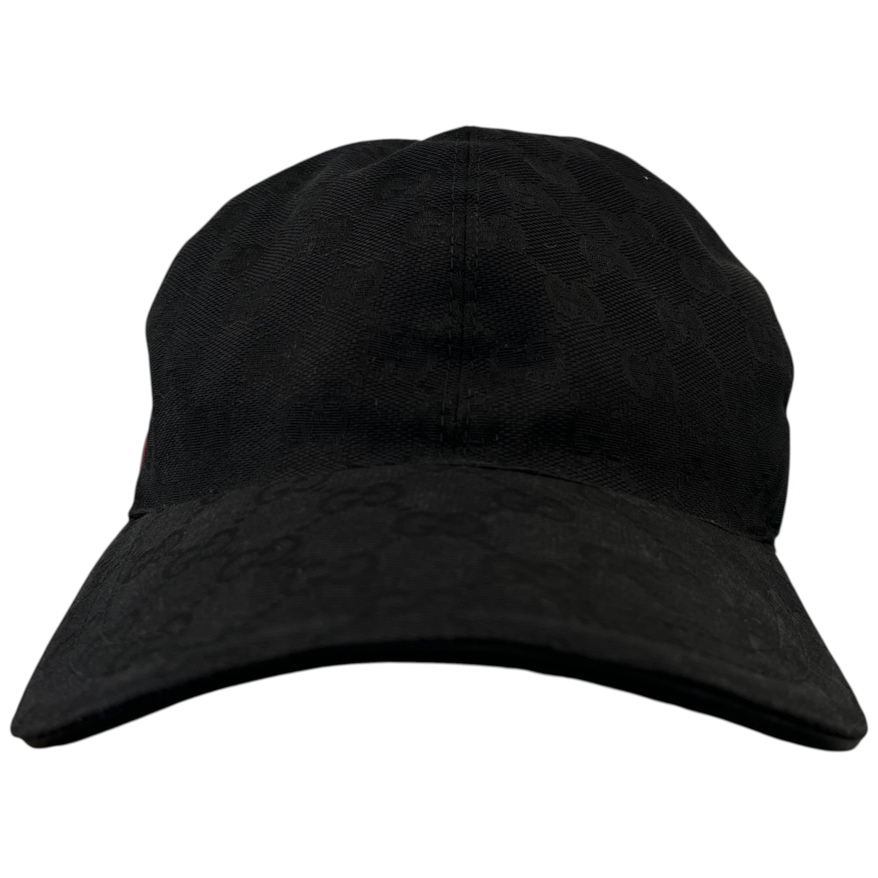 Men's Gg Canvas Hat Black Size S