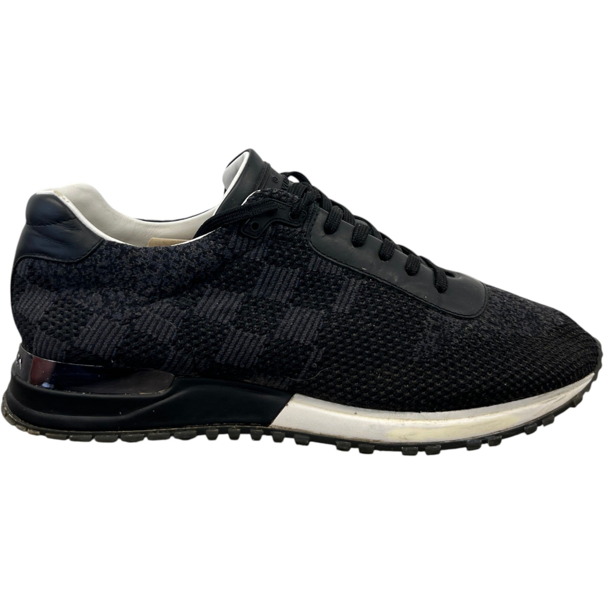 Men's Damier Run Away Low Trainers Black Size EU 41 / UK 7