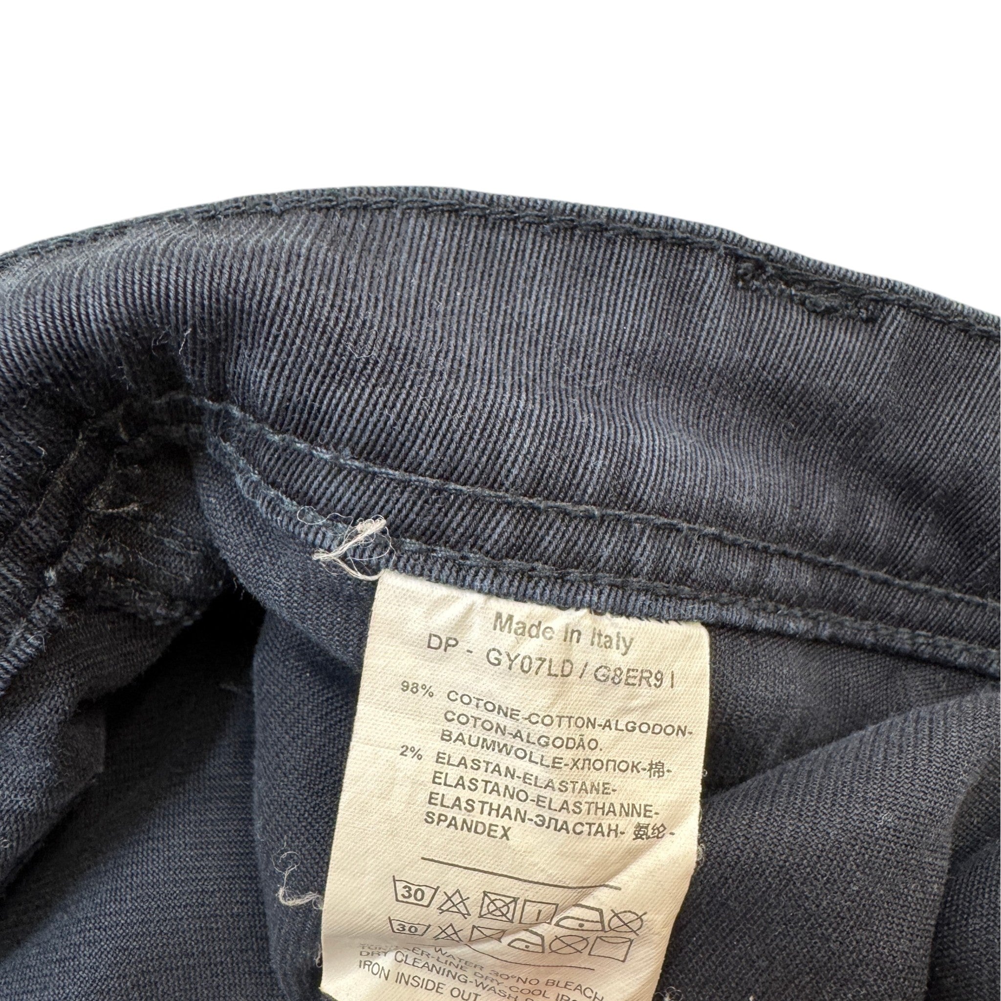 Men's Plaque Logo Trousers Navy Size S