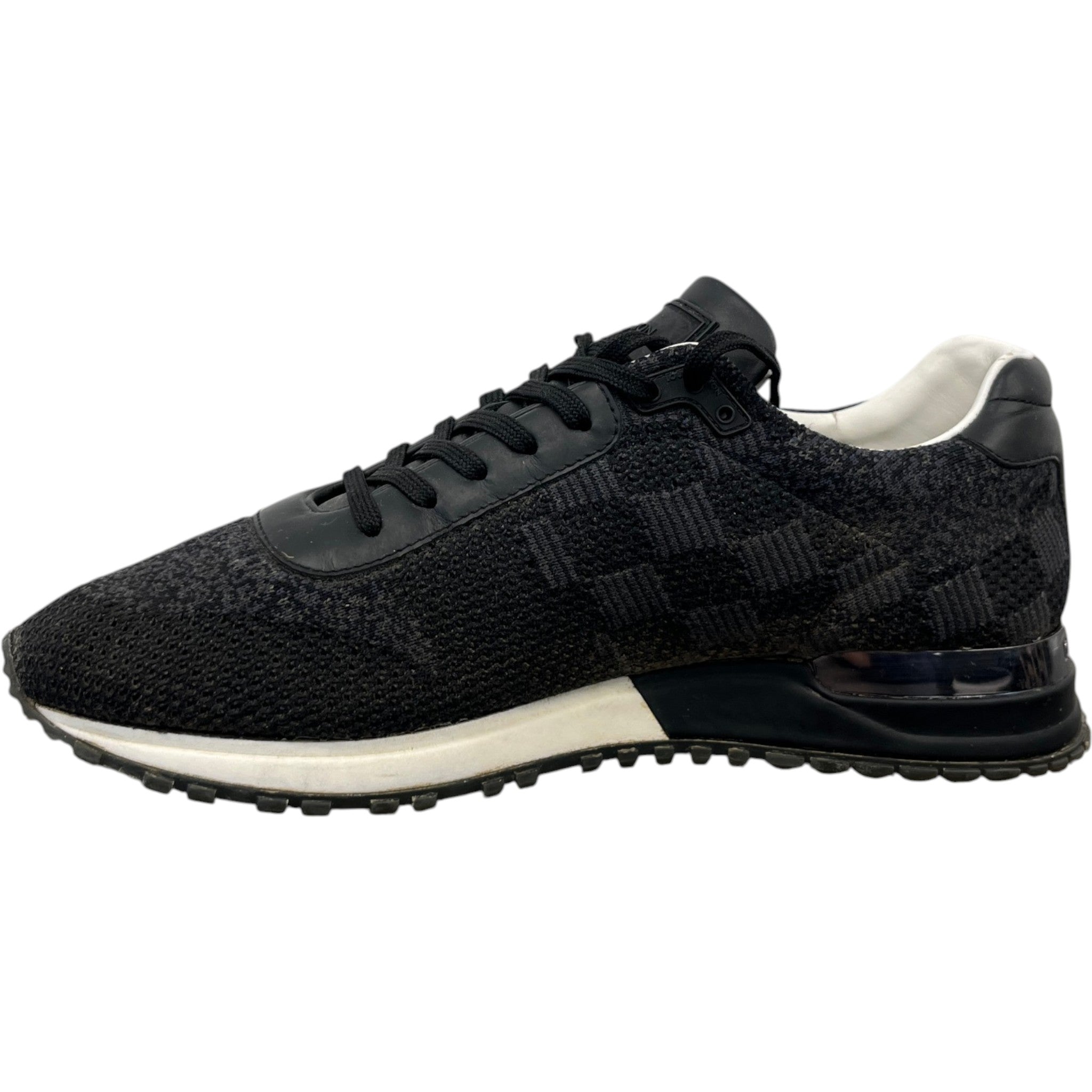 Men's Damier Run Away Low Trainers Black Size EU 41 / UK 7