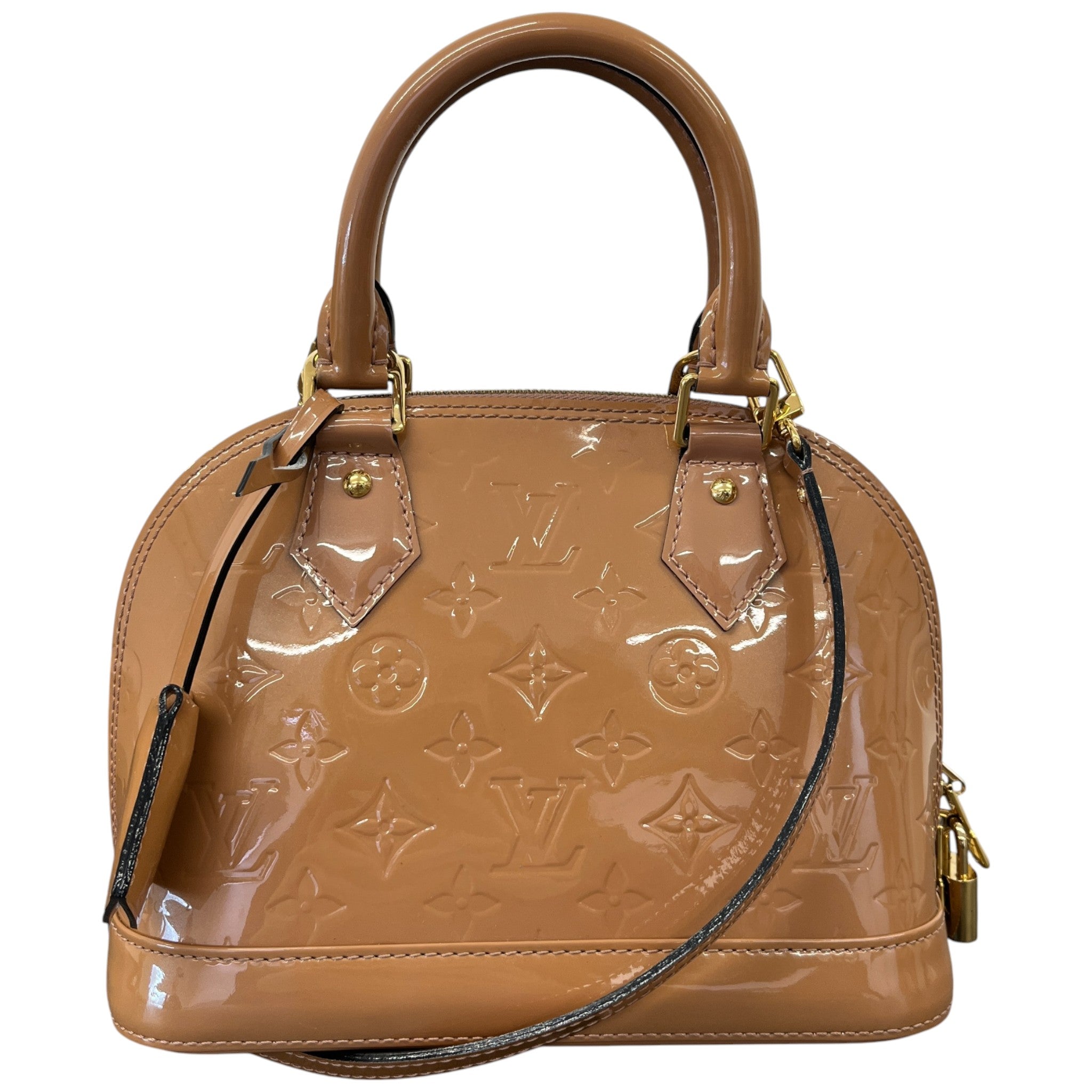 Women's Vernis Leather Alma Bb Bag Nude