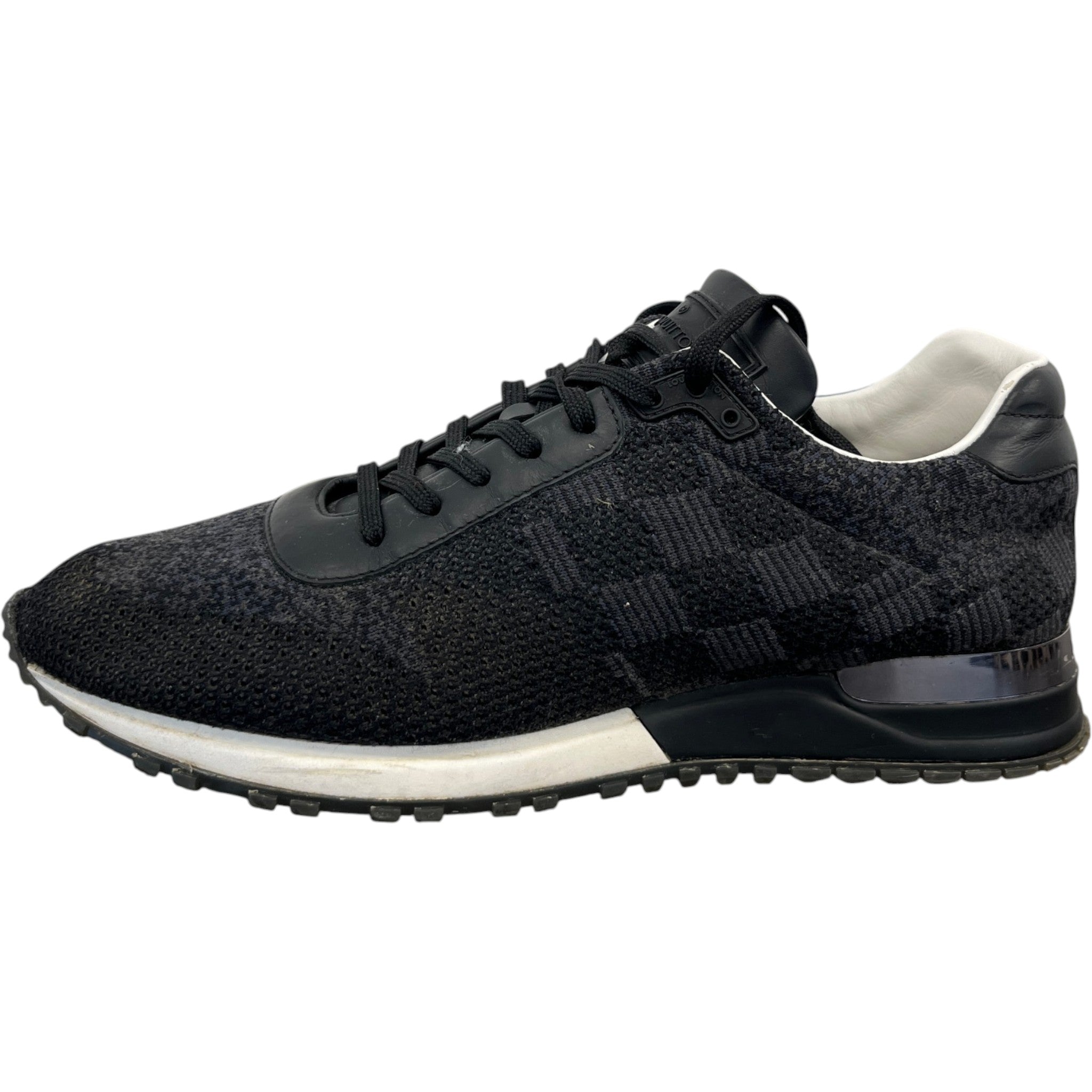 Men's Damier Run Away Low Trainers Black Size EU 41 / UK 7