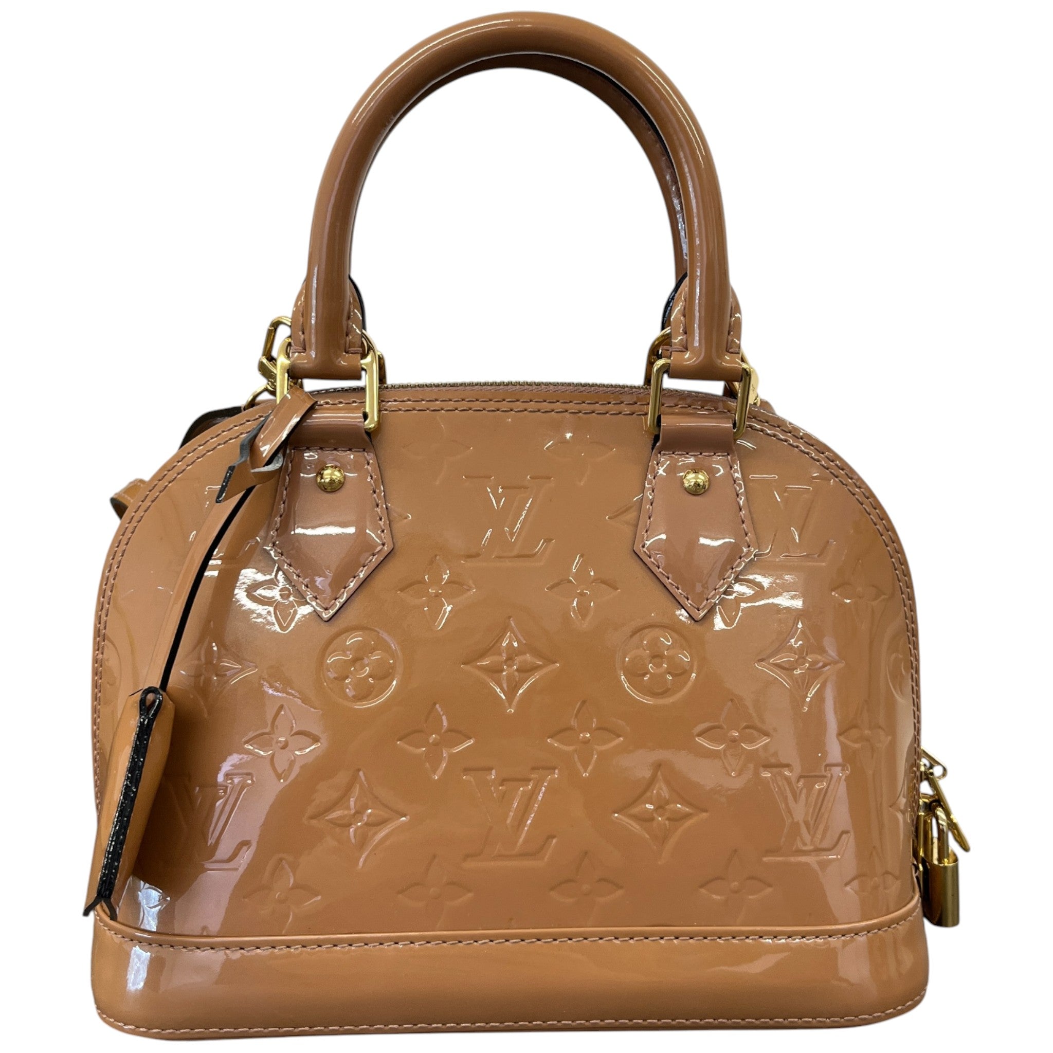 Women's Vernis Leather Alma Bb Bag Nude