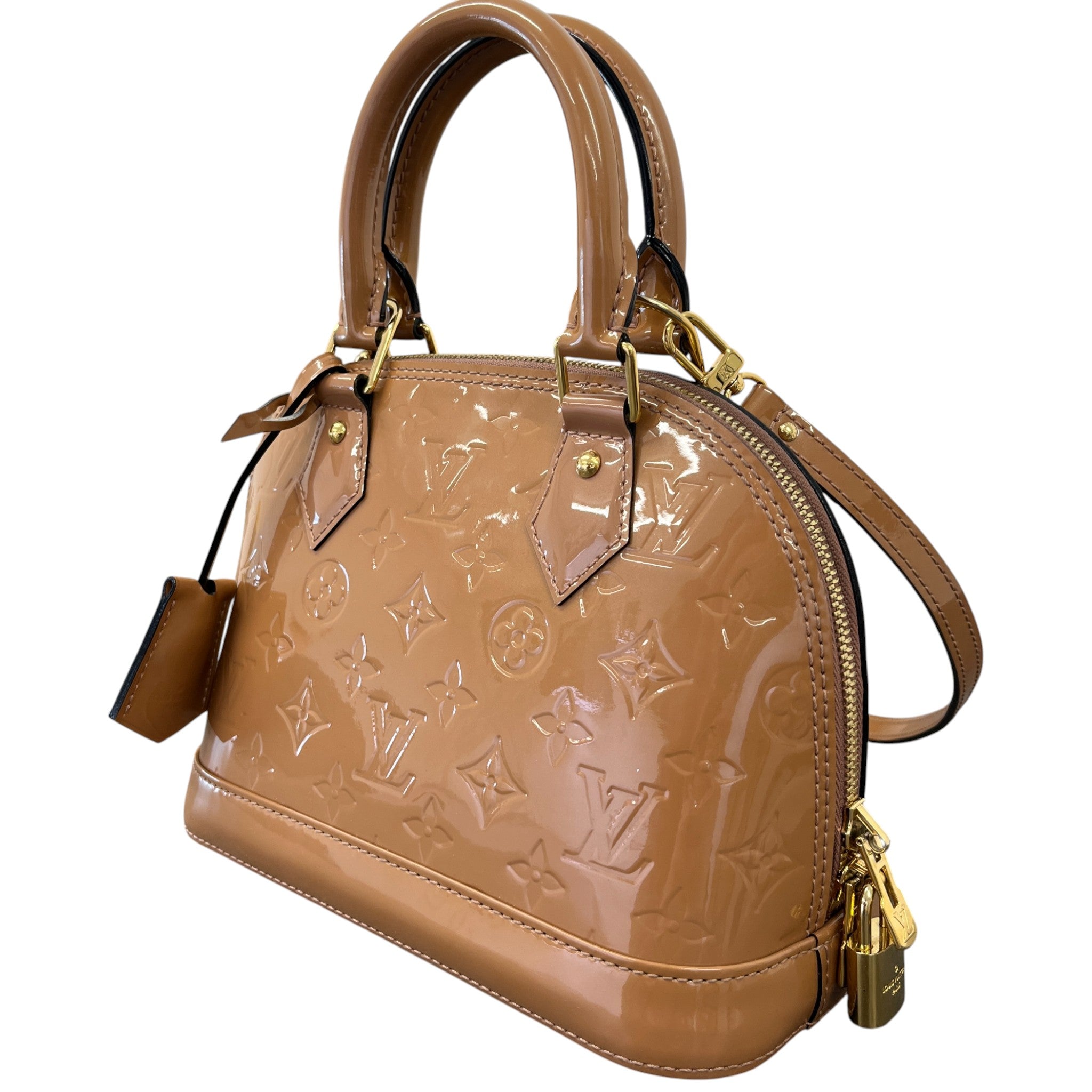 Women's Vernis Leather Alma Bb Bag Nude