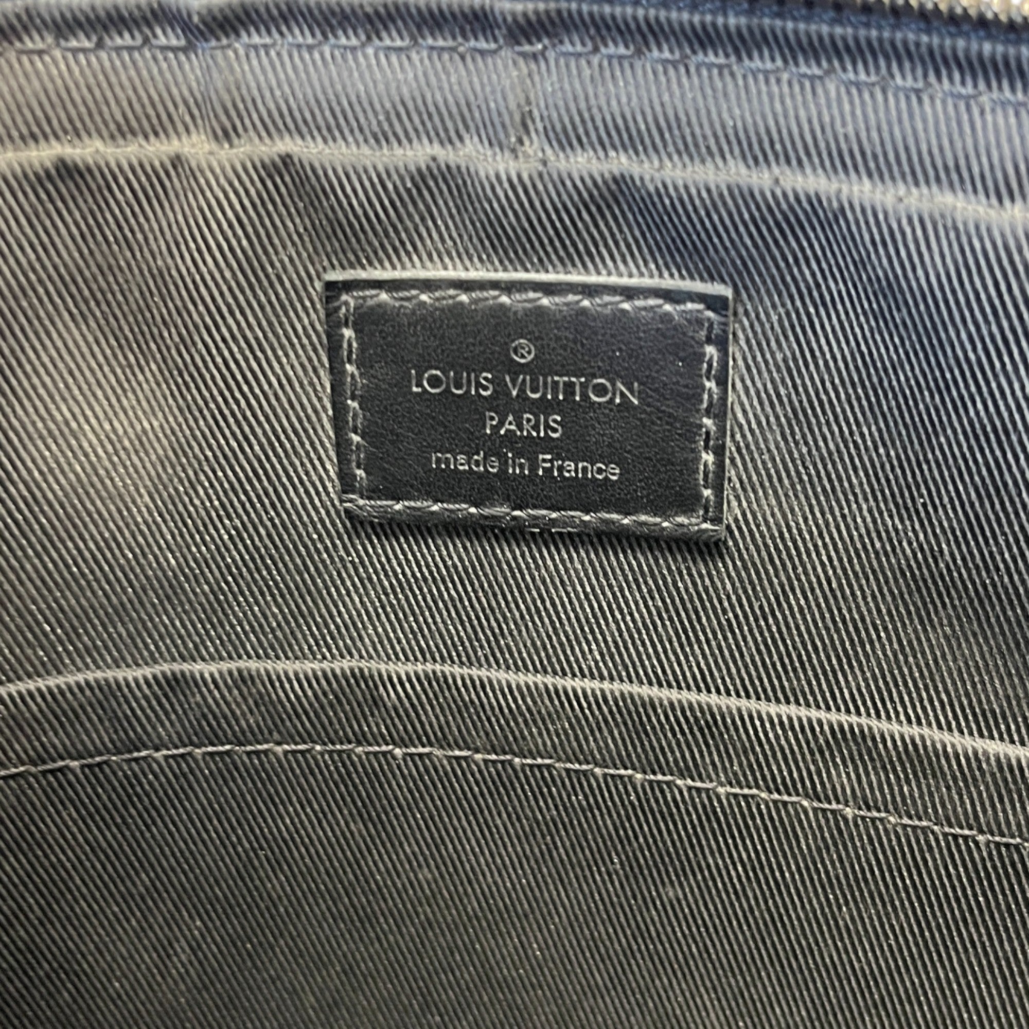 Men's Monogram Eclipse Trio Messenger Bag Black