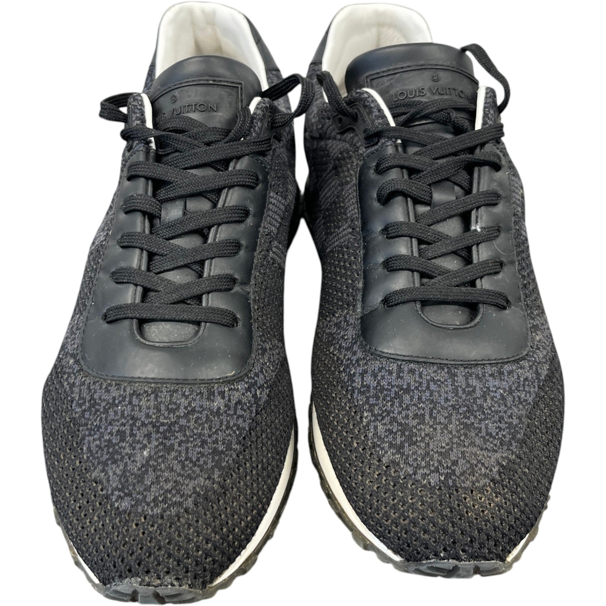 Men's Damier Run Away Low Trainers Black Size EU 41 / UK 7