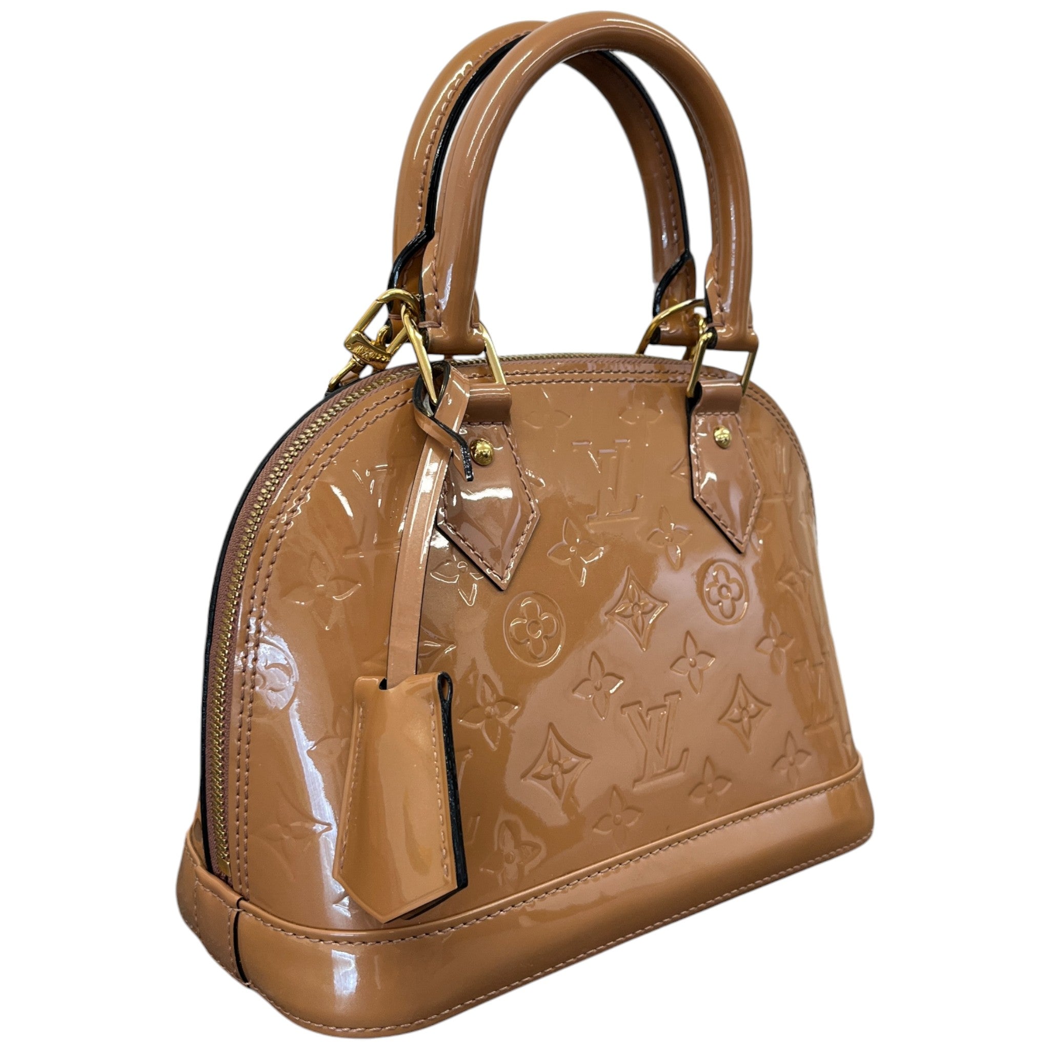 Women's Vernis Leather Alma Bb Bag Nude
