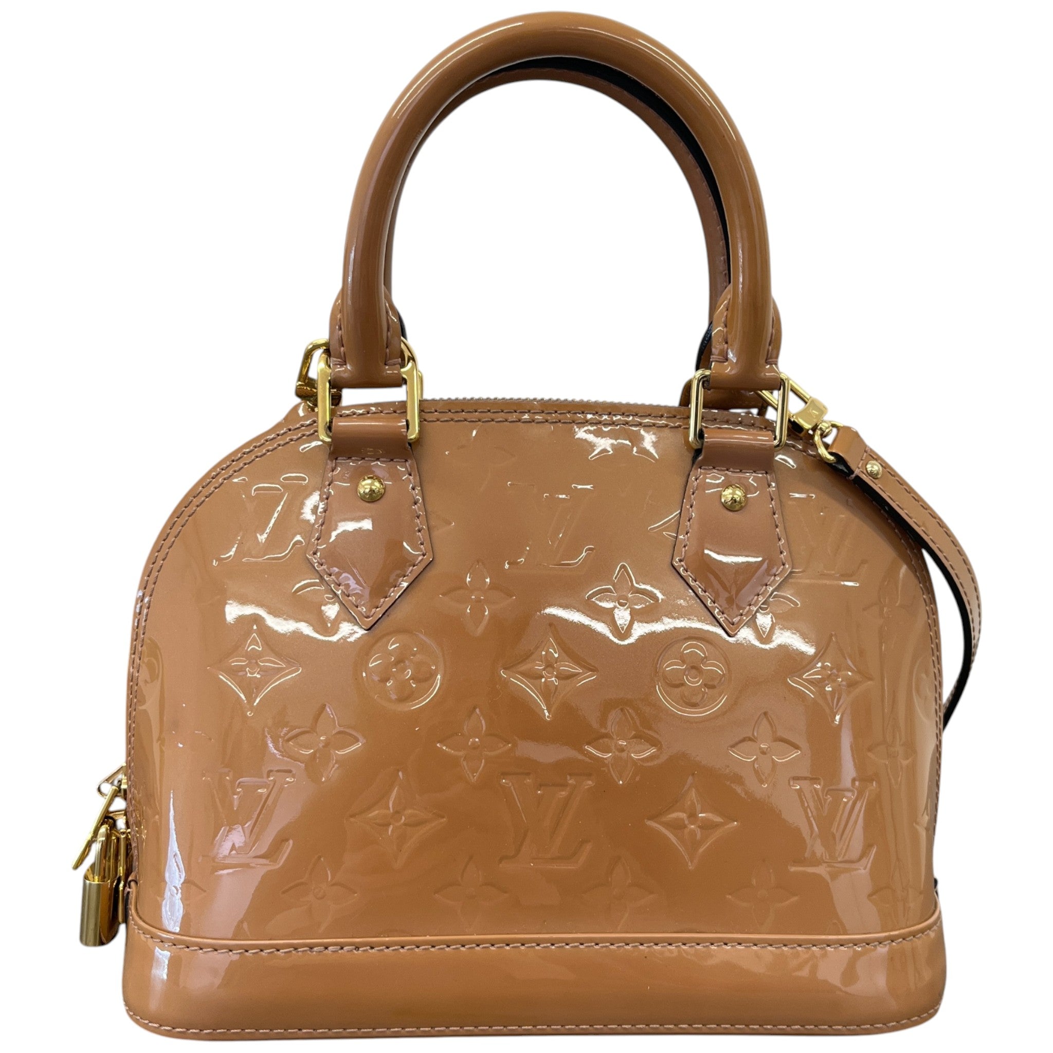 Women's Vernis Leather Alma Bb Bag Nude