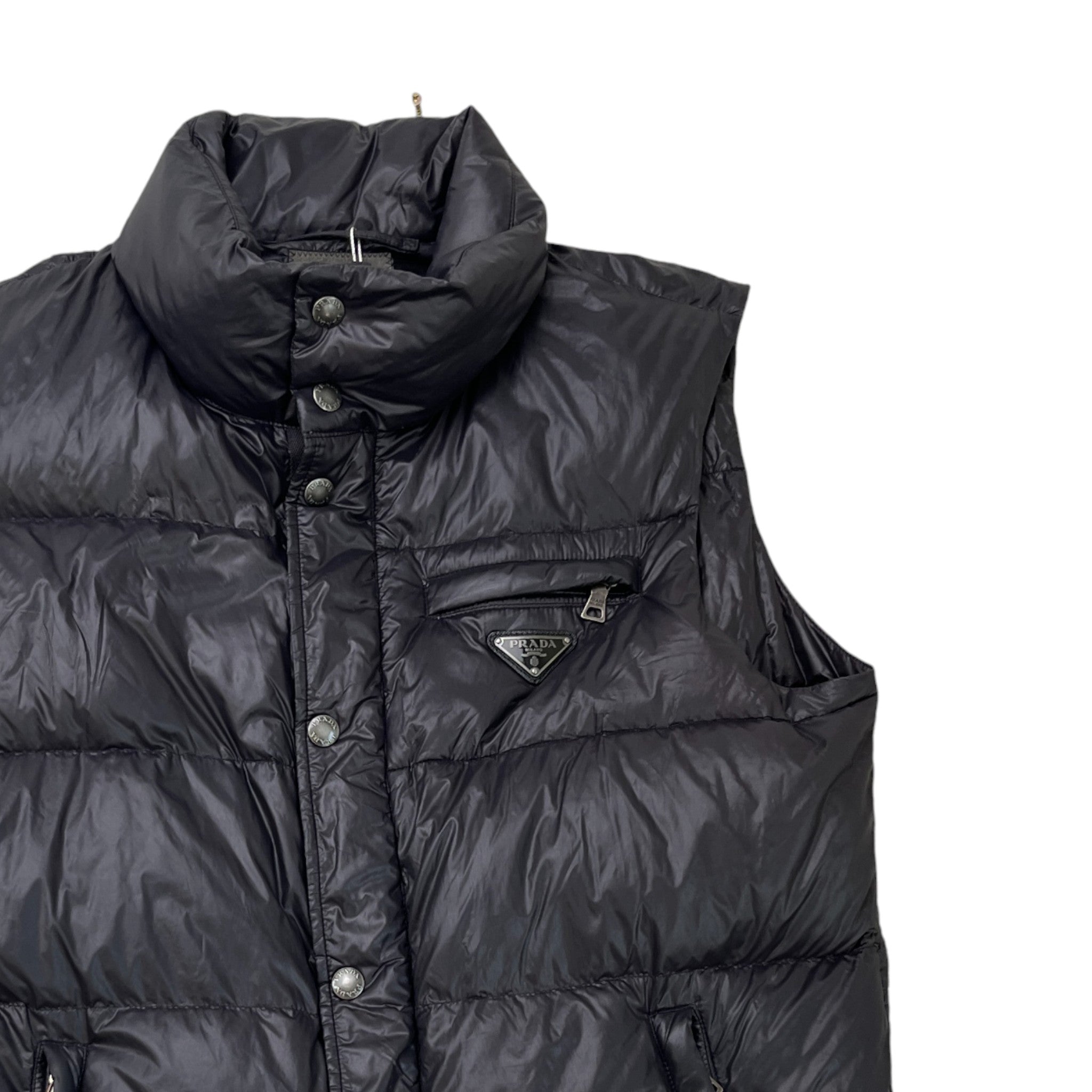 Men's Plaque Logo Gilet Grey Size IT 46 / S